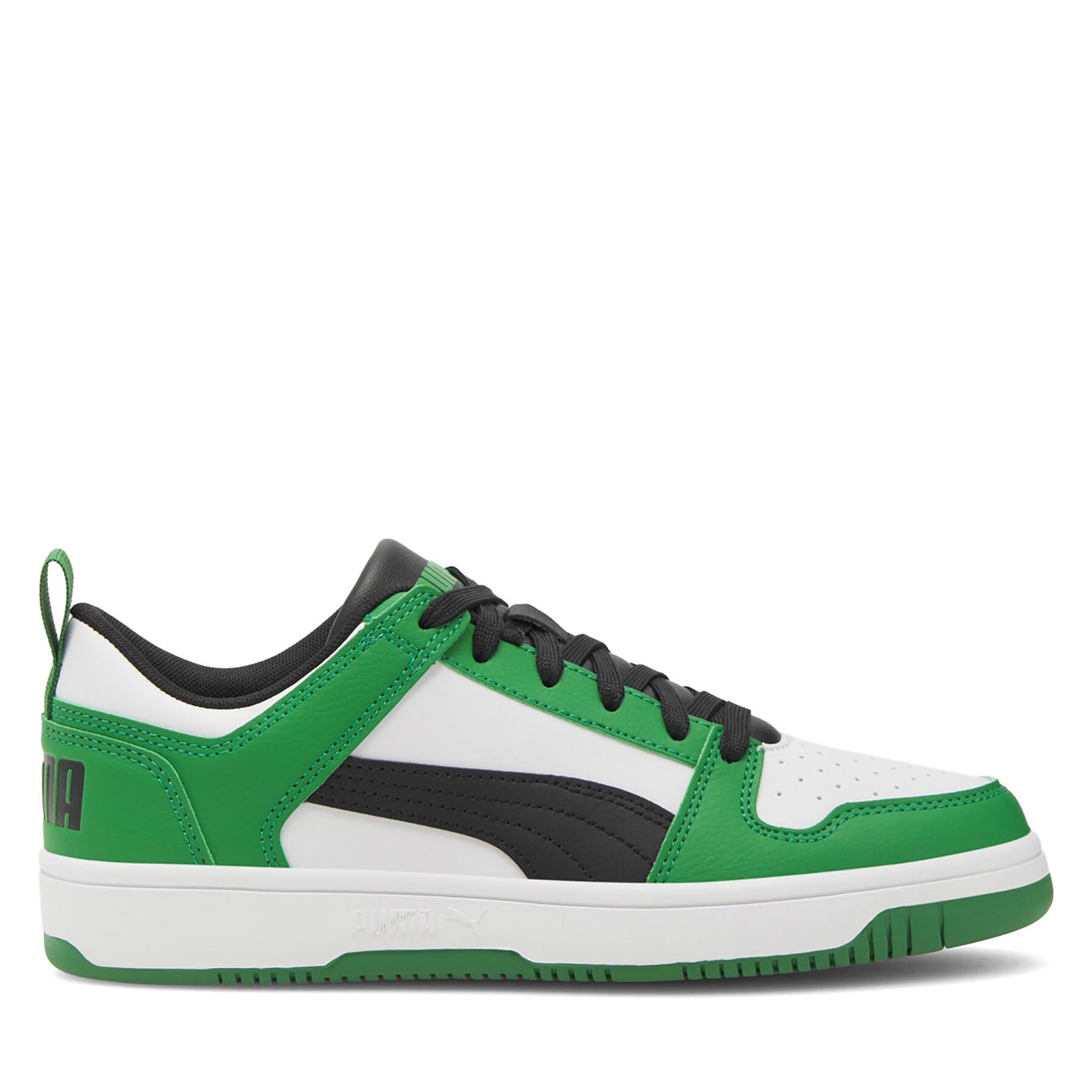Puma Sneakersy REBOUND LAYUP LO SL JR 370490 24 Zielony