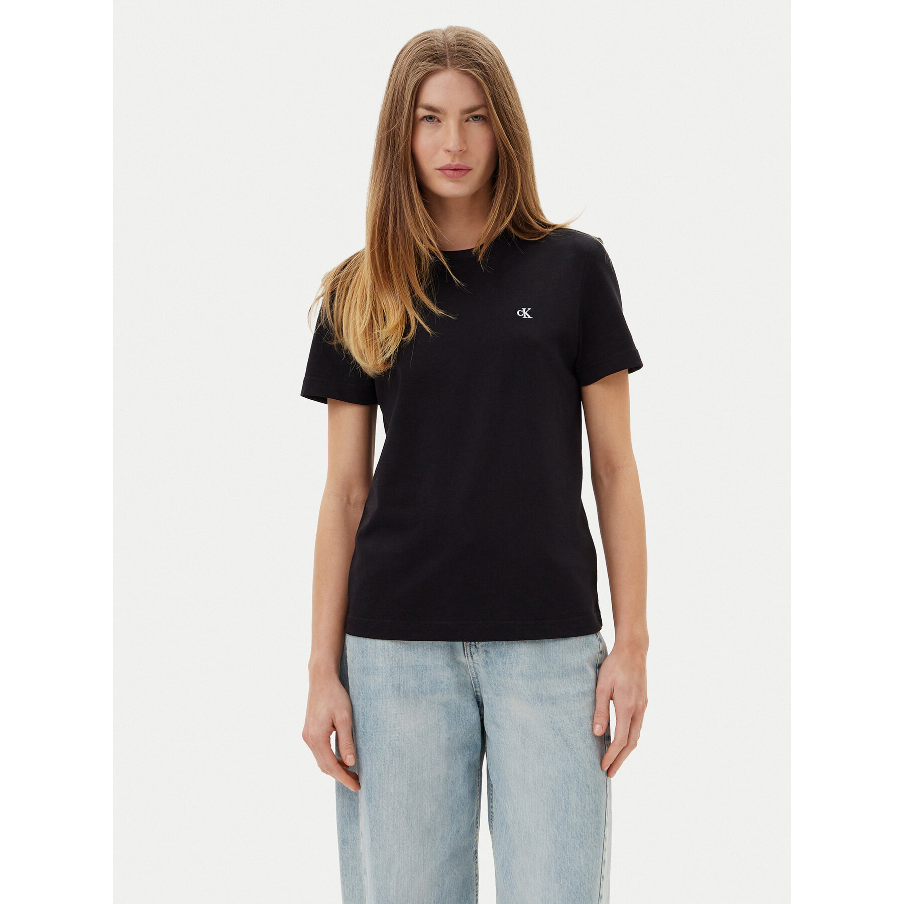 Calvin Klein Jeans T-Shirt LV047B224G Czarny Regular Fit