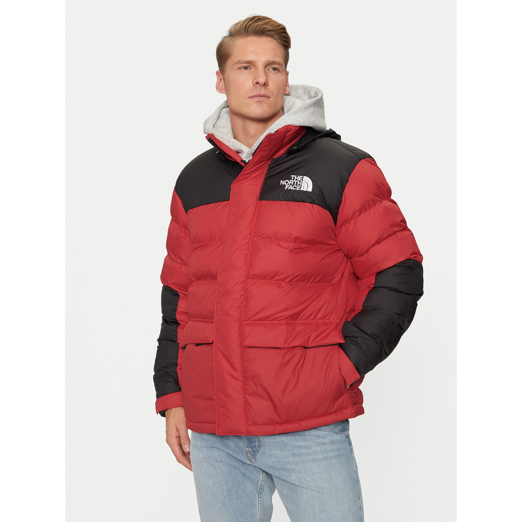 The North Face Kurtka zimowa Limbara NF0A89EG Czerwony Regular Fit