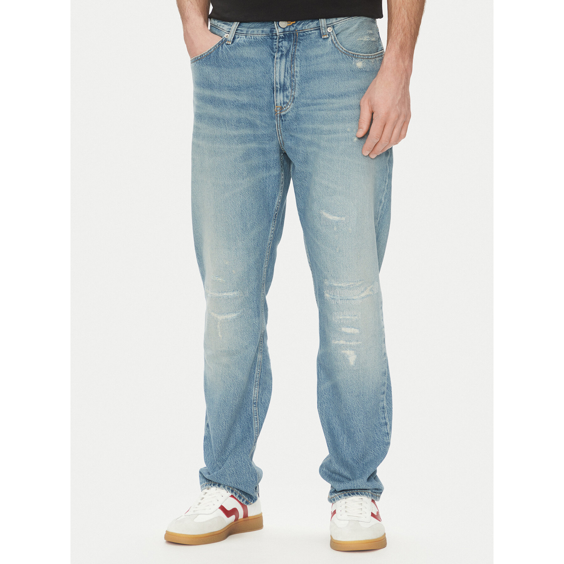 Tommy Hilfiger Jeansy MW0MW39221 Niebieski Regular Fit