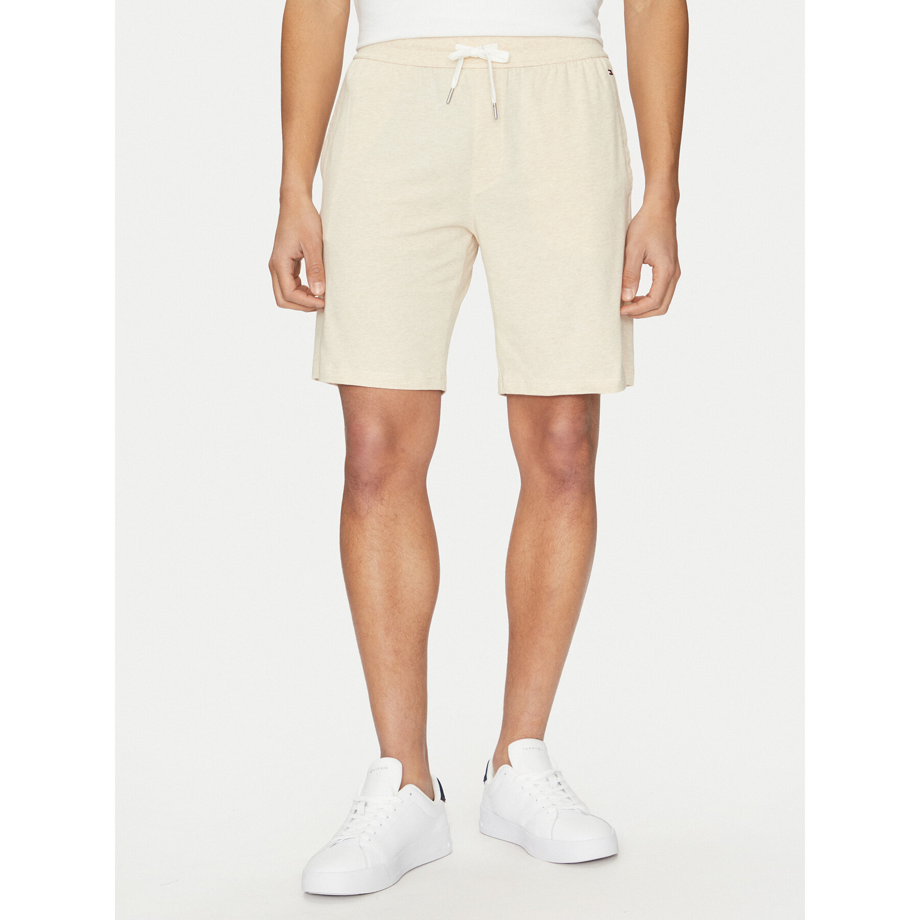 Tommy Hilfiger Szorty sportowe UM0UM03364 Beżowy Regular Fit
