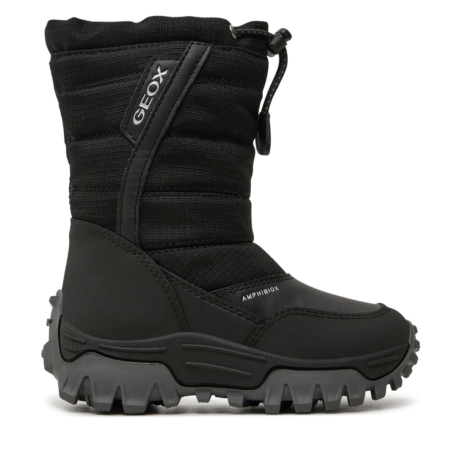 Geox Śniegowce J Himalaya Boy B Abx J26FRA 0FU54 C9999 M Czarny