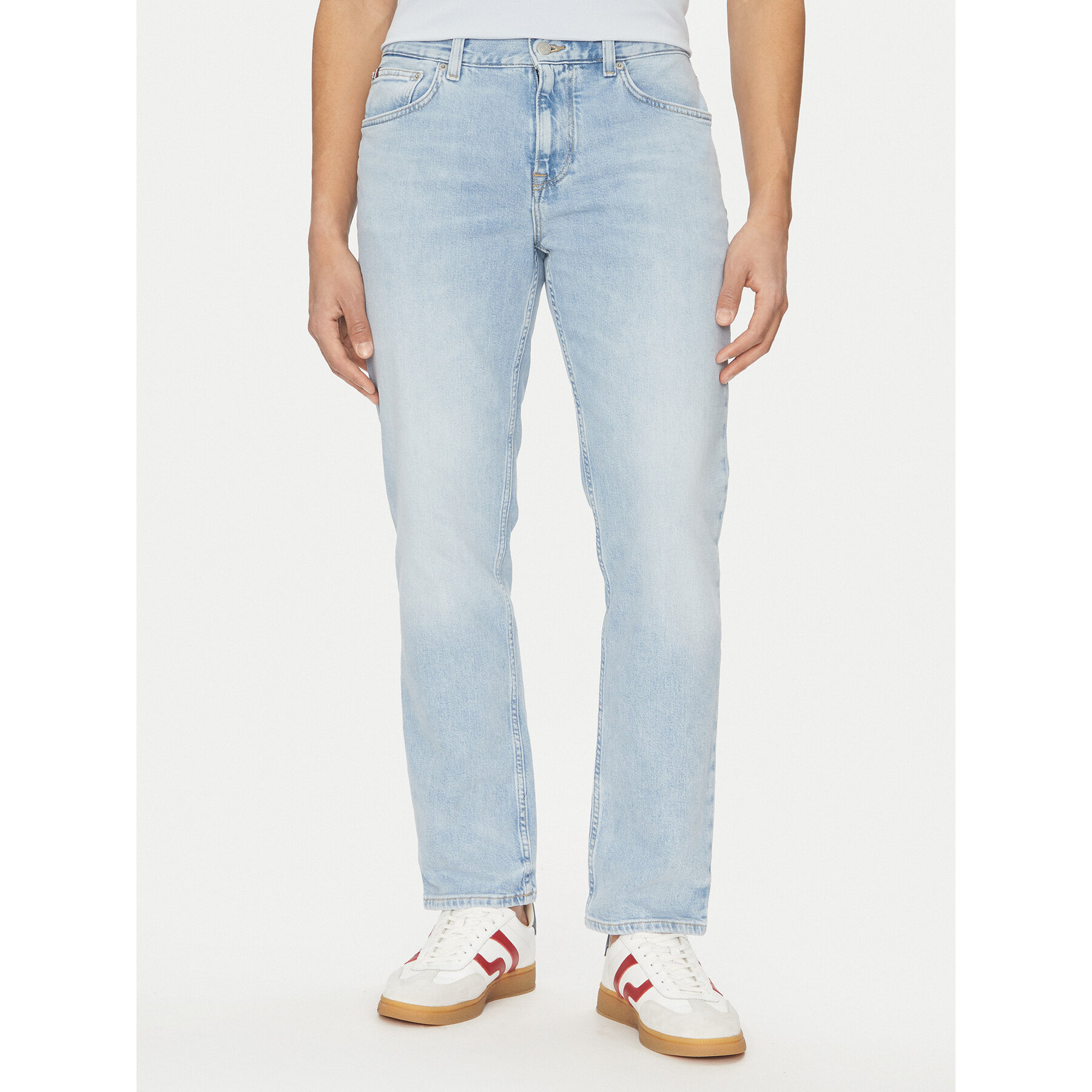 Tommy Hilfiger Jeansy Denton MW0MW38813 Niebieski Straight Fit