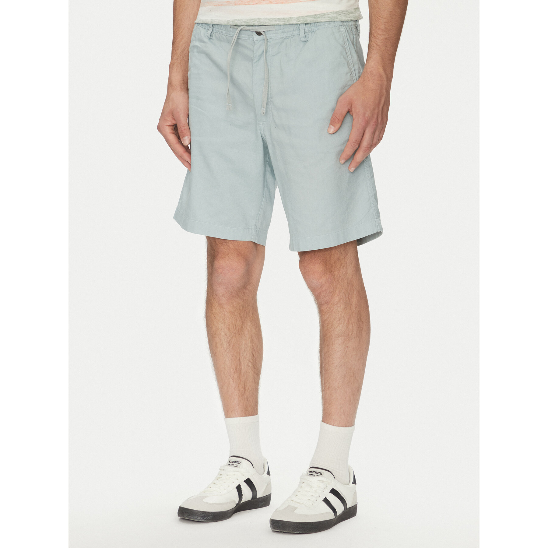 Jack & Jones Szorty materiałowe Jaiden 12274968 Błękitny Relaxed Fit