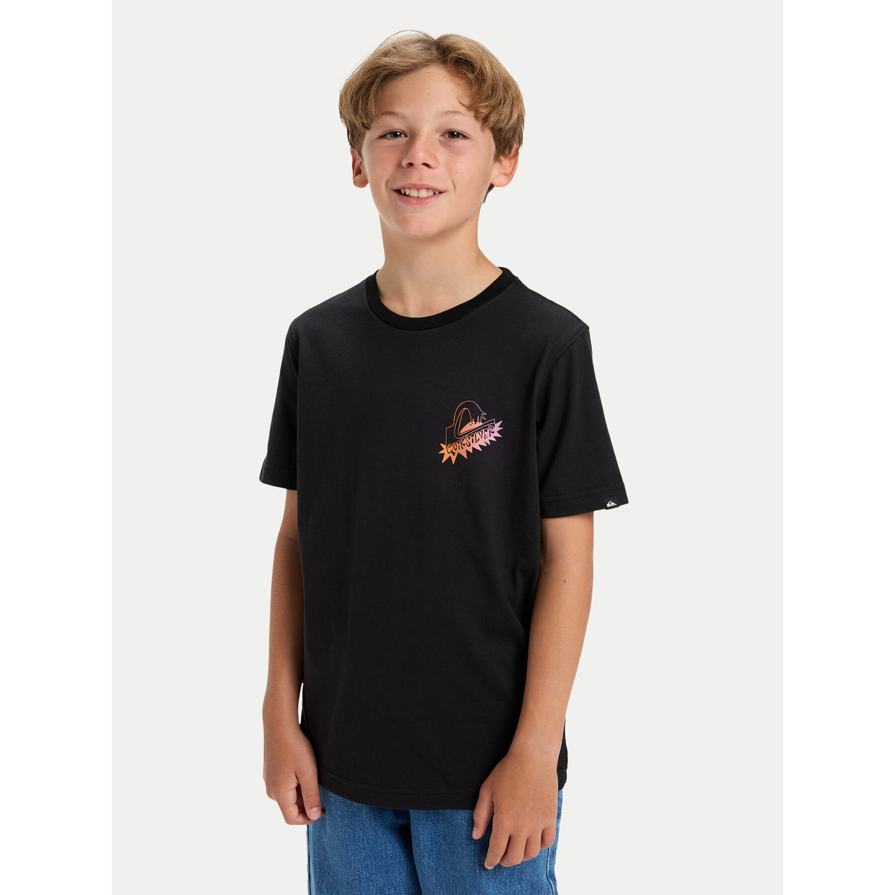 Quiksilver T-Shirt Ev Star Ride EQBZT04900 Czarny Regular Fit