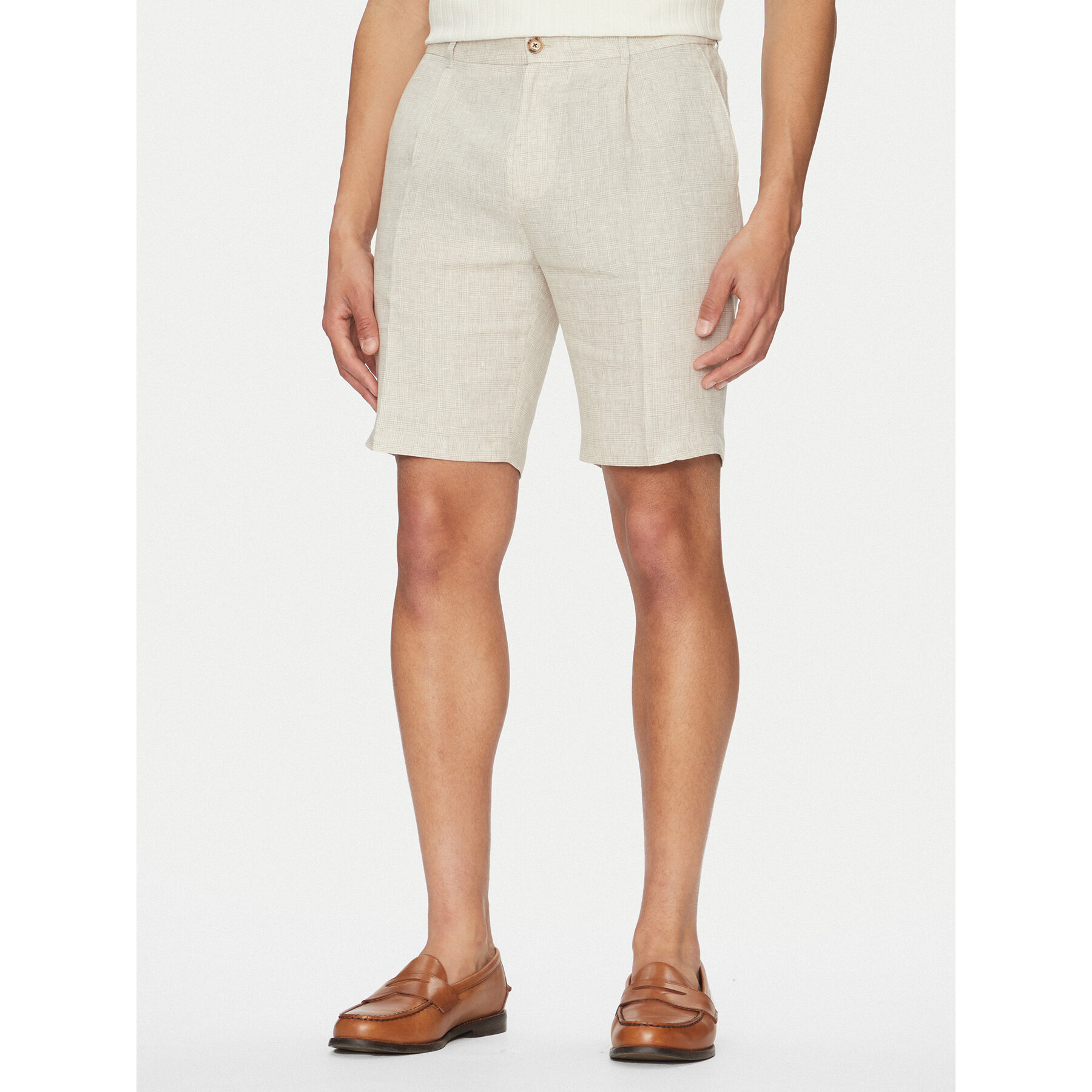 JOOP! Szorty materiałowe 17 JT-64Dinghy 30045910 Beżowy Loose Fit