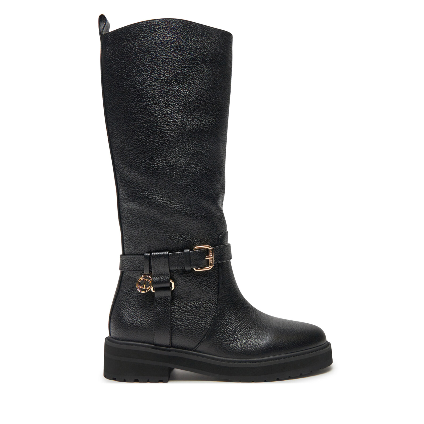 TWINSET Oficerki 242TGT172 Czarny