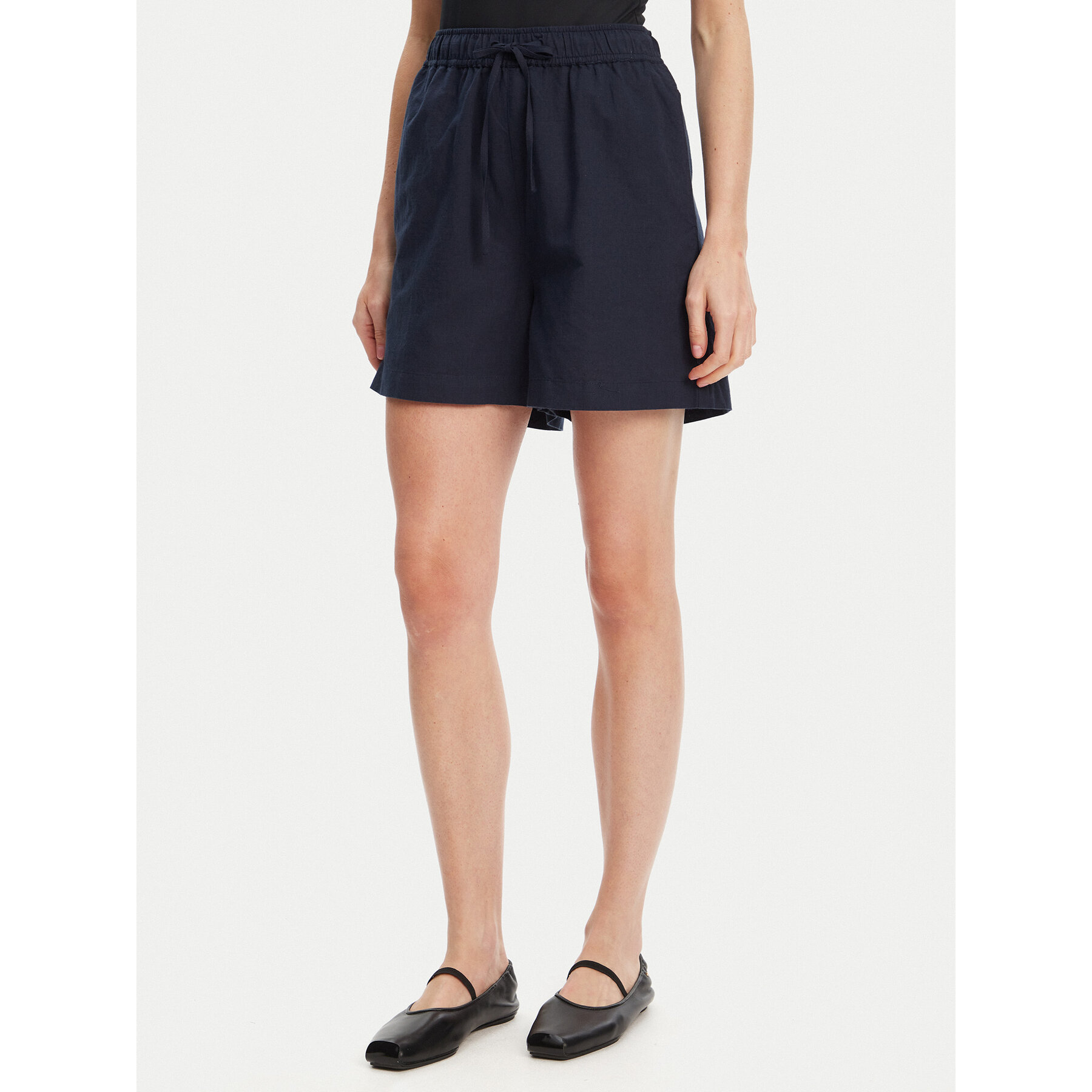 Mustang Szorty materiałowe Charlottesville 1016584 Granatowy Relaxed Fit