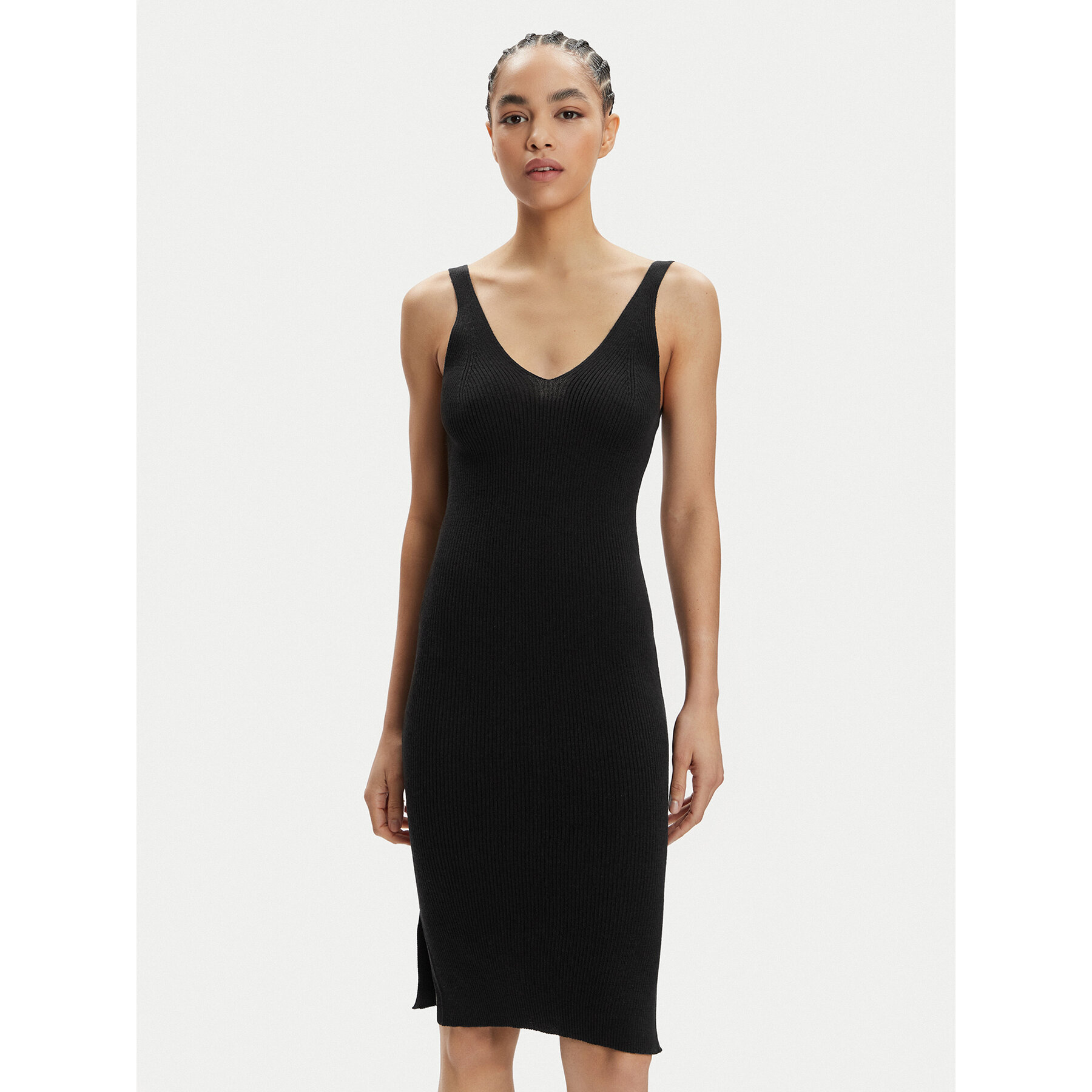 ONLY Sukienka letnia Lina 15286410 Czarny Slim Fit