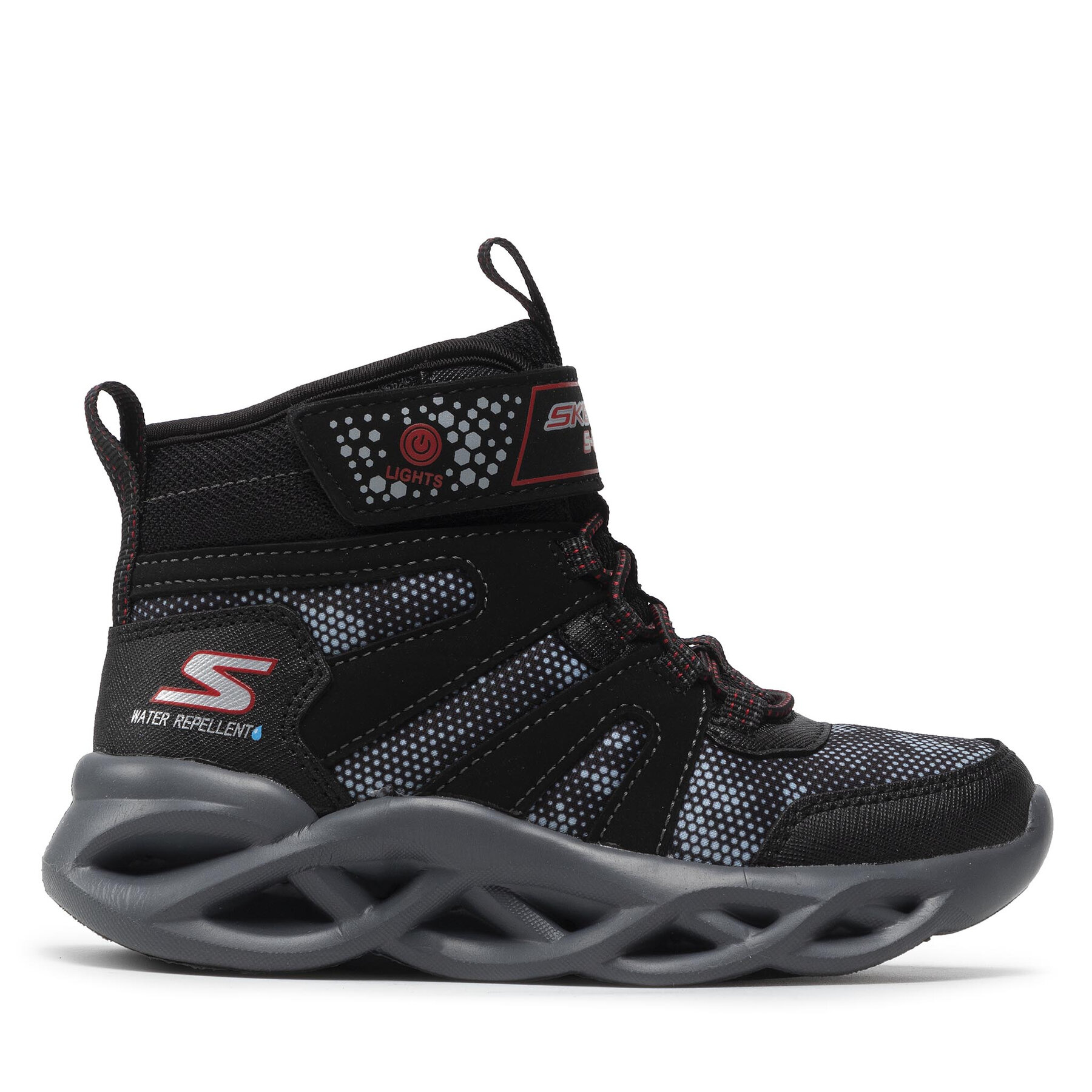 Skechers Śniegowce Zerrix 400145L/BKRD Czarny