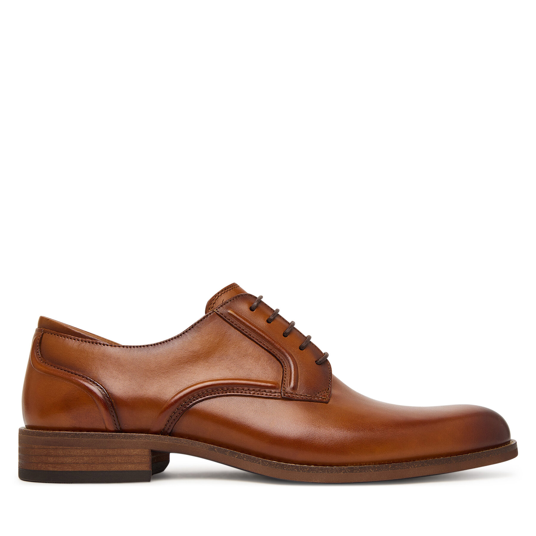 Clarks Półbuty CraftRemi Lace 26186389 Brązowy