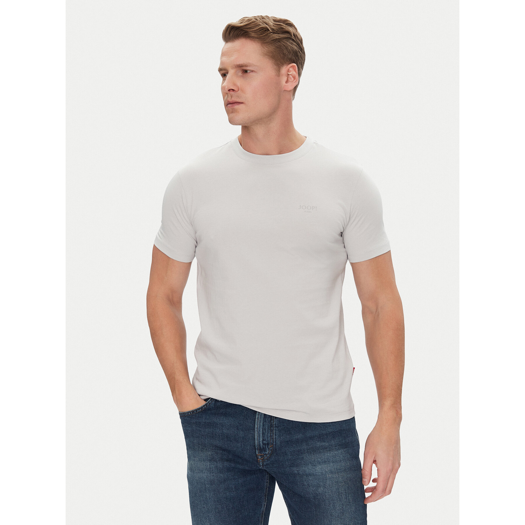 JOOP! Jeans T-Shirt 15 JJJ-32Alphis 30045926 Szary Modern Fit