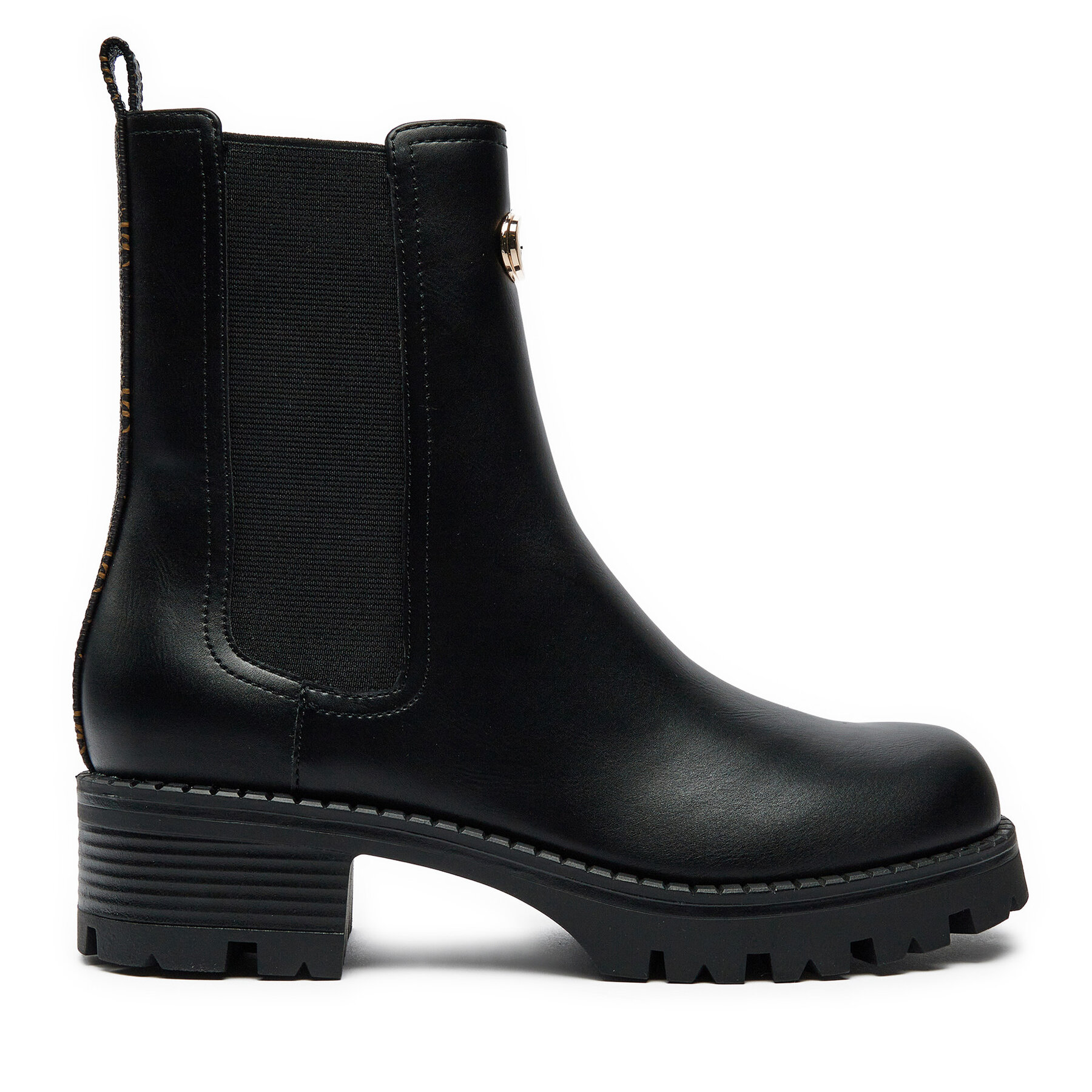 Guess Botki Rinna FLTRNN FAL10 Czarny