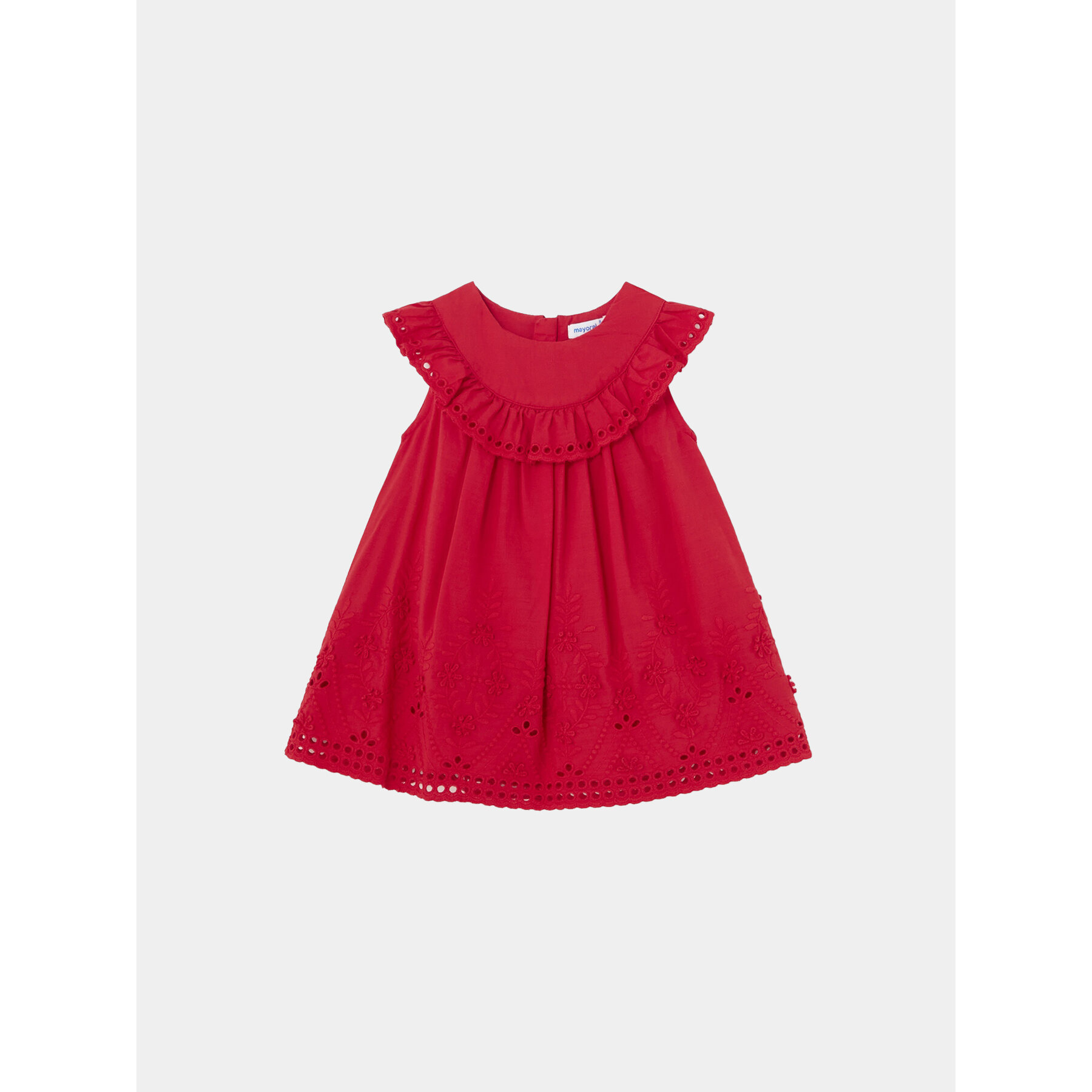 Mayoral Sukienka letnia 1915 Czerwony Regular Fit