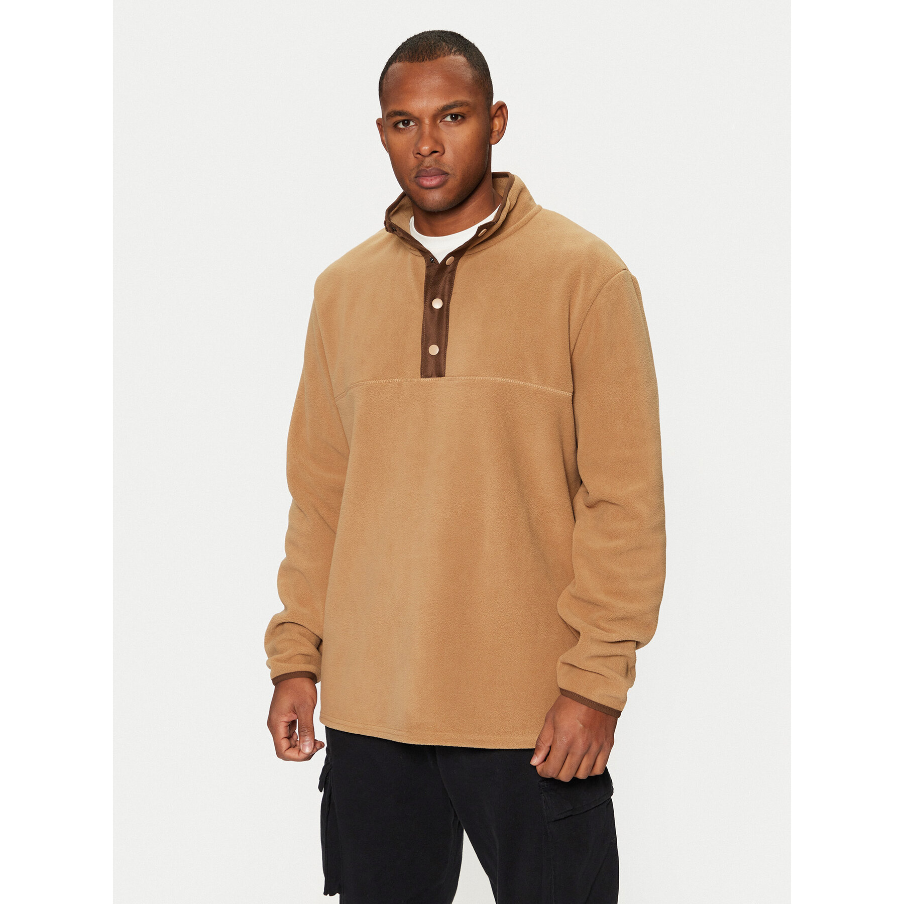 Brave Soul Polar MSS-675DOM Brązowy Relaxed Fit