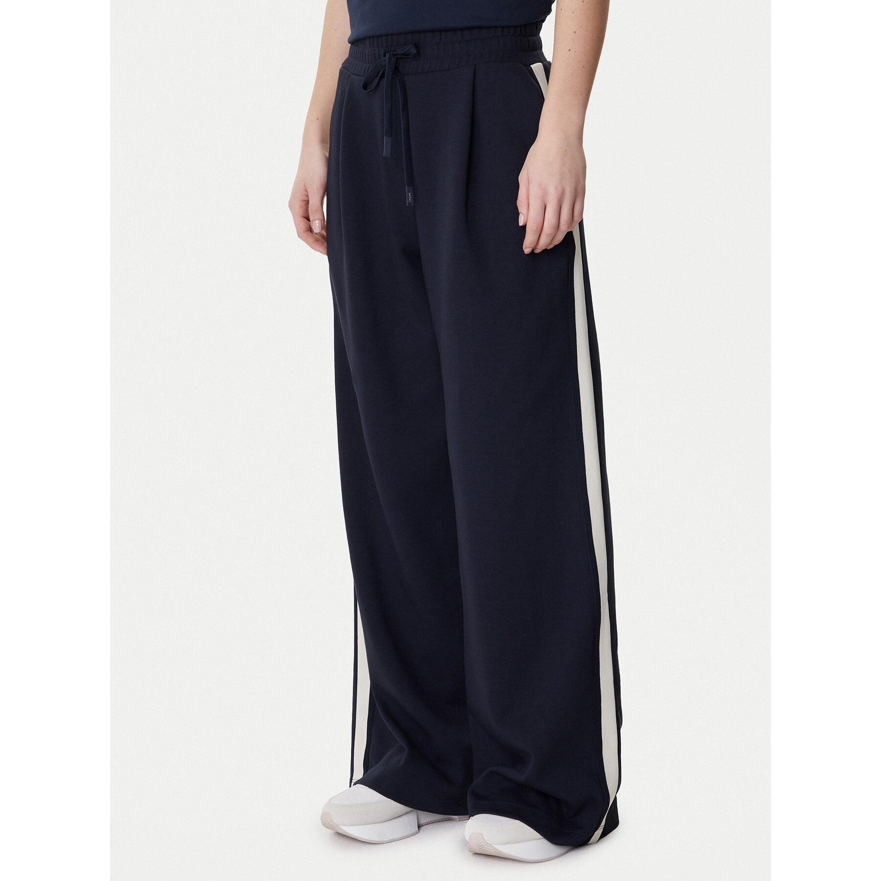 Weekend Max Mara Spodnie dresowe Perdoni 2615781051 Granatowy Wide Leg