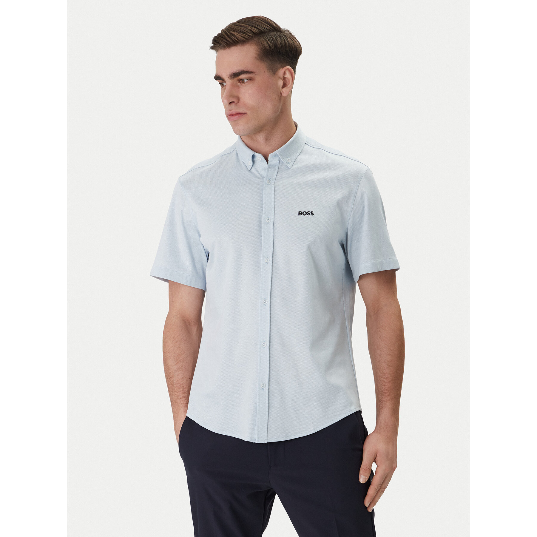 BOSS Koszula ST Motion 50555951 Niebieski Regular Fit