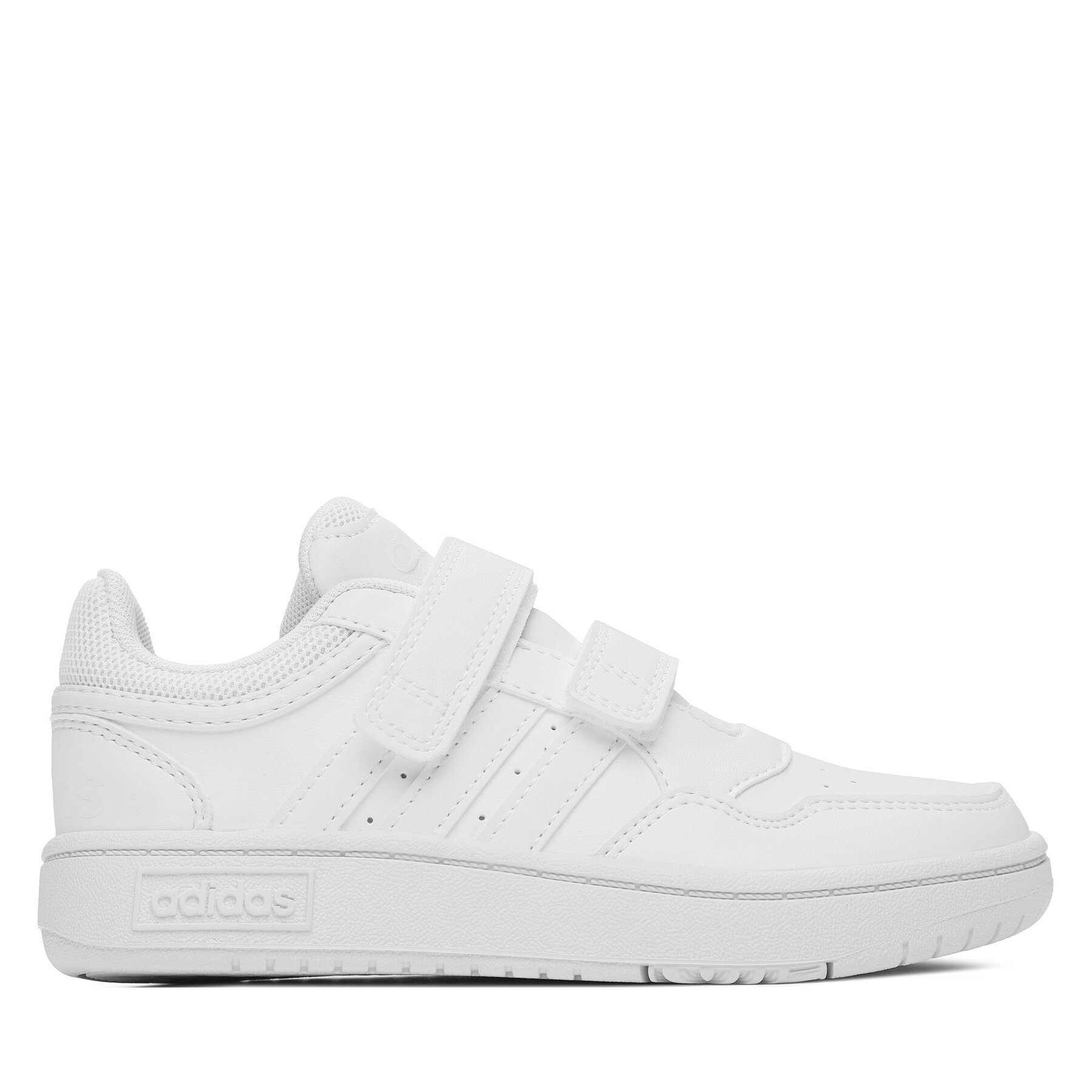 adidas Sneakersy Hoops Lifestyle Basketball Hook-and-Loop GW0436 Biały