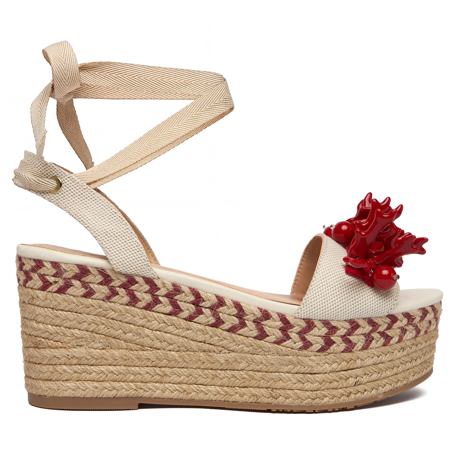 Liu Jo Espadryle Bali 02 SA6085 T6948 Kremowy
