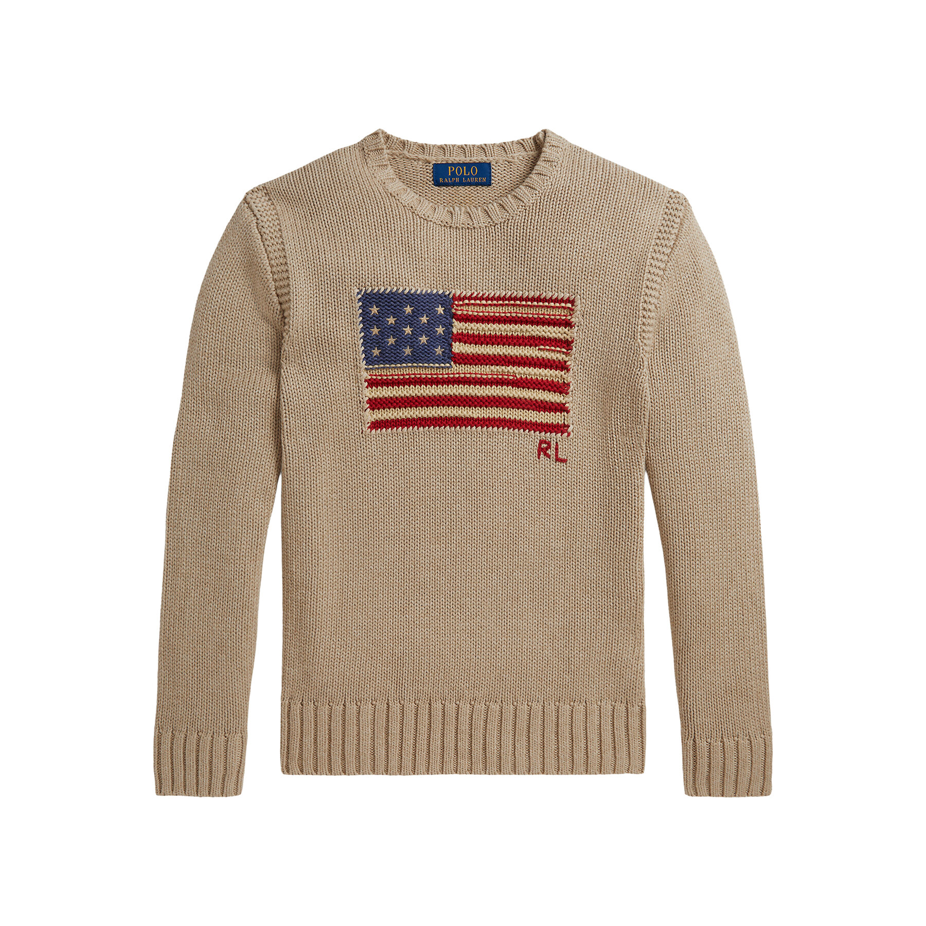 Polo Ralph Lauren Sweter 323B18575001 Beżowy Regular Fit