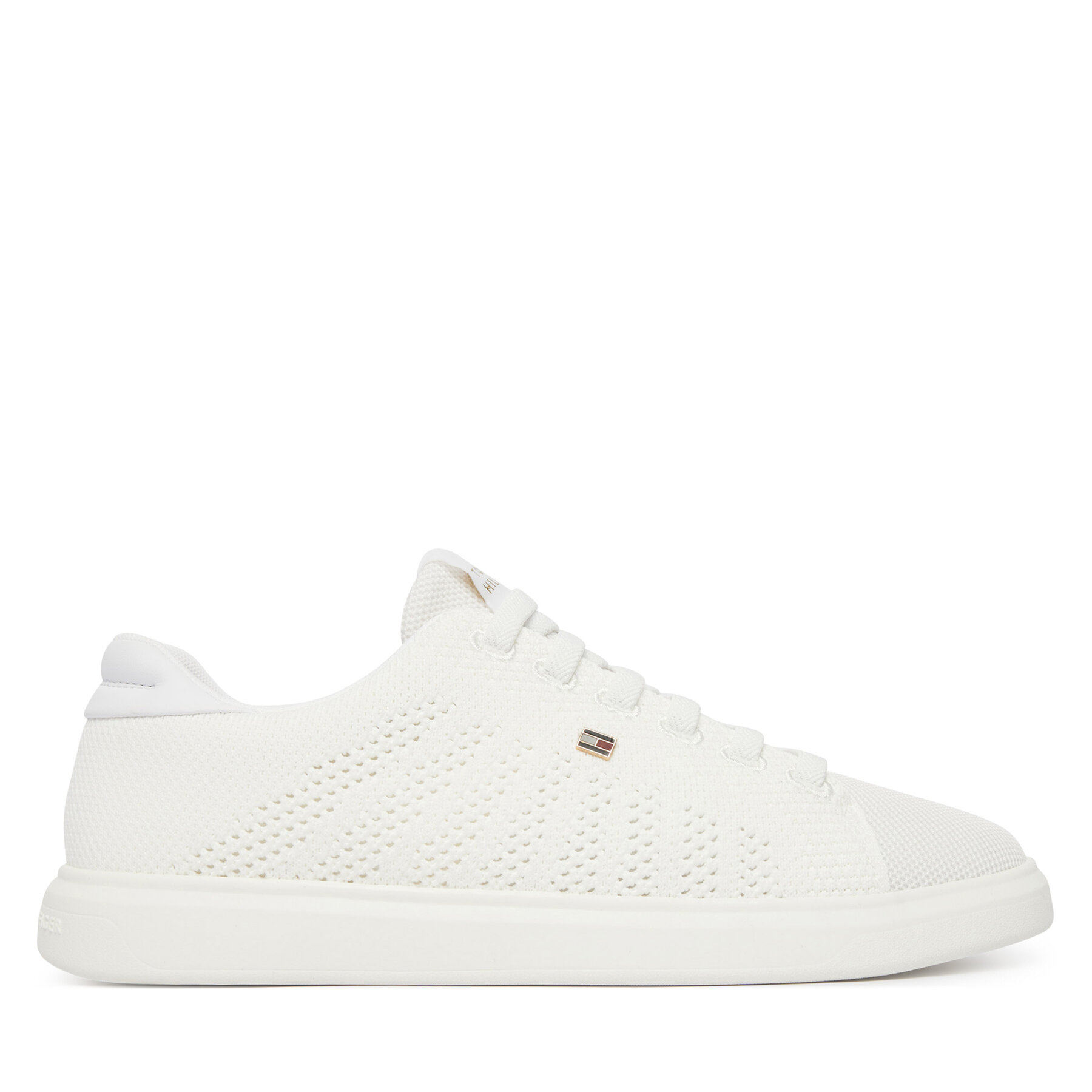 Tommy Hilfiger Sneakersy Th Icon Light Knit Sneaker FW0FW09401 Biały
