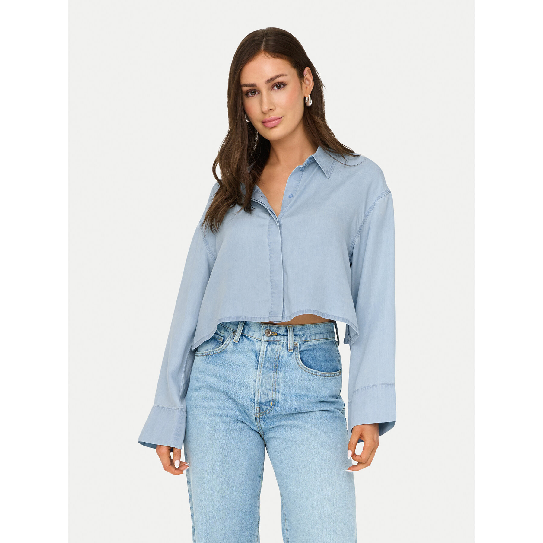 ONLY Koszula Charis 15337929 Niebieski Regular Fit