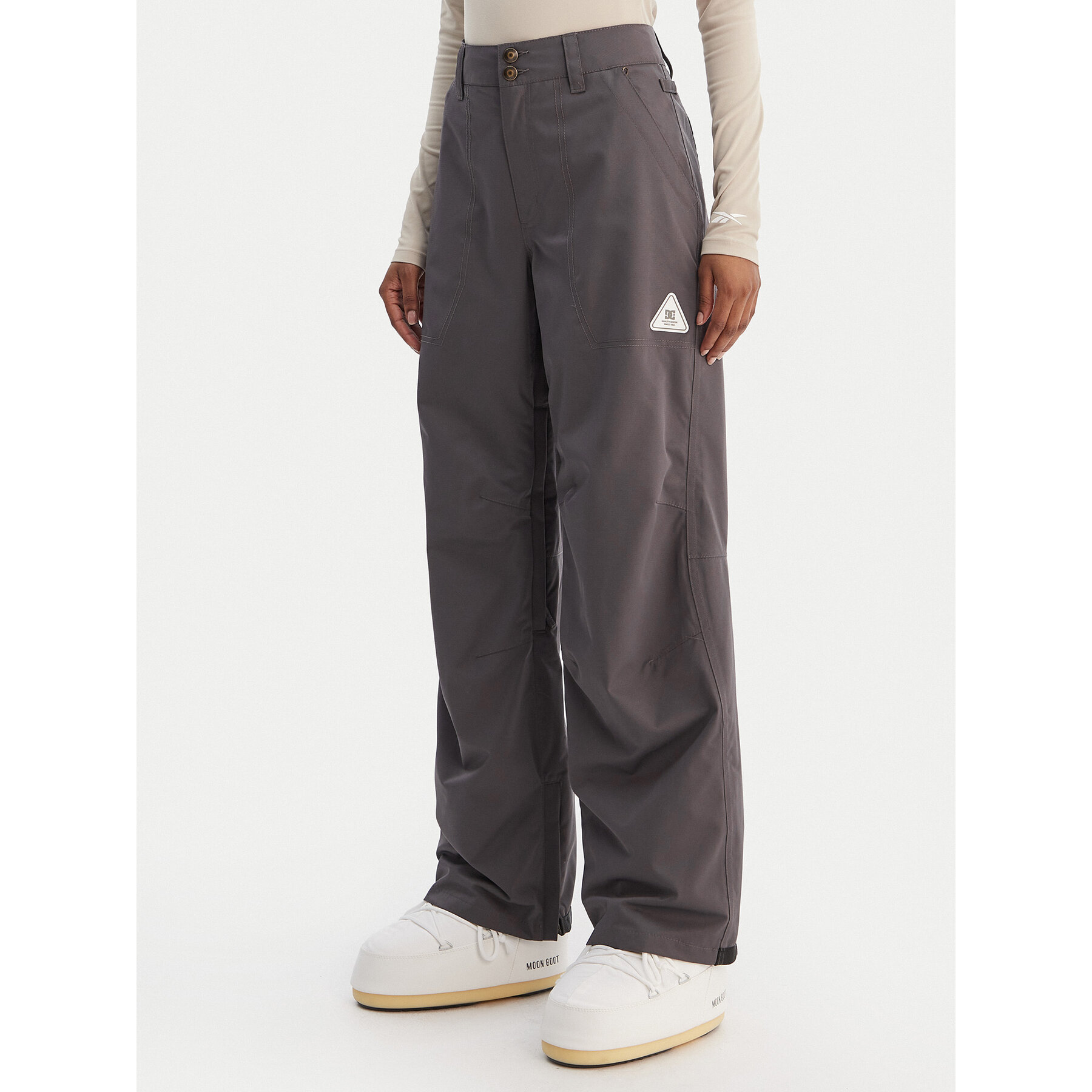 DC Shoes Spodnie snowboardowe Riveter ADJTP03029 Czarny Regular Fit