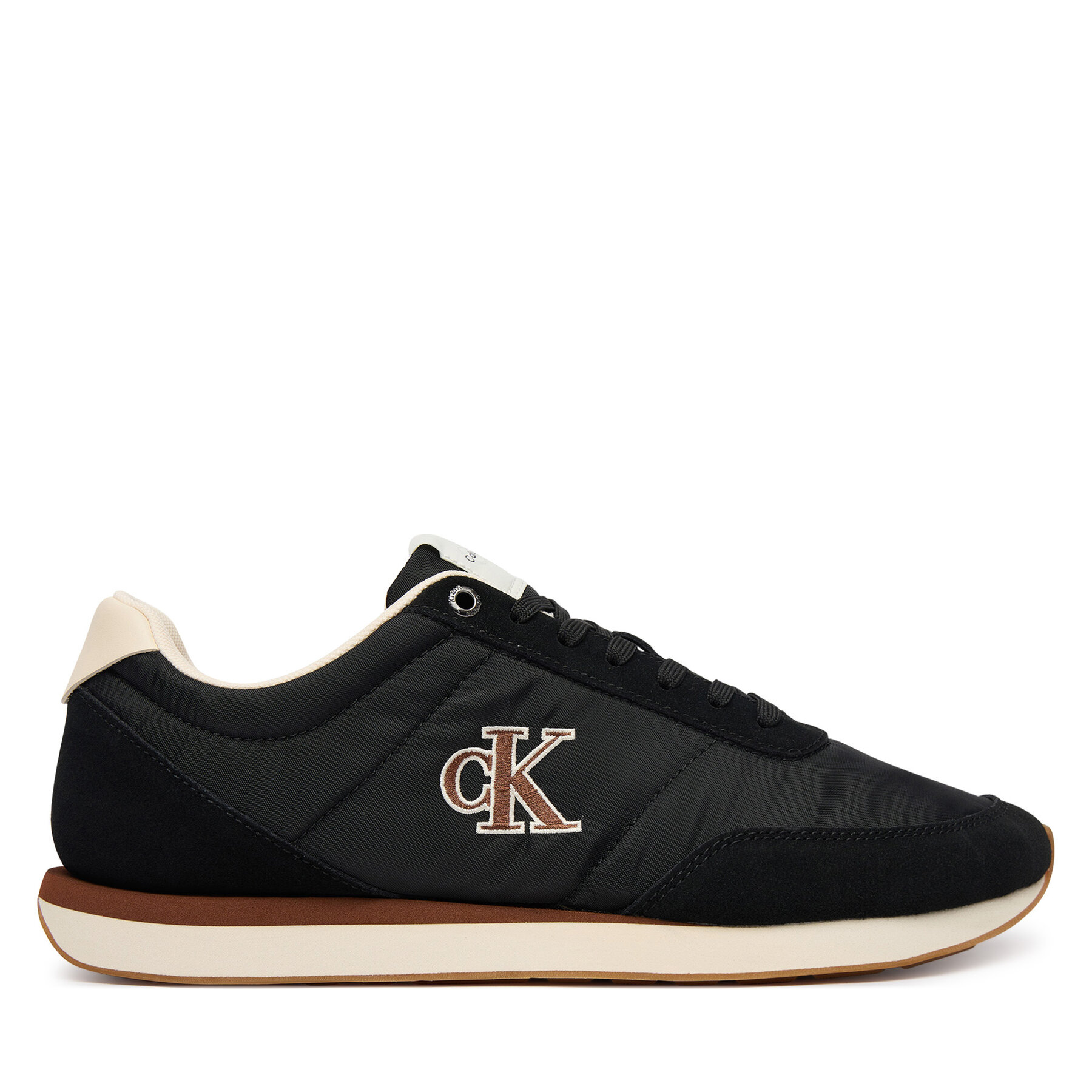 Calvin Klein Jeans Sneakersy Retro Runner Ess Mix Mat YM0YM01361 Czarny