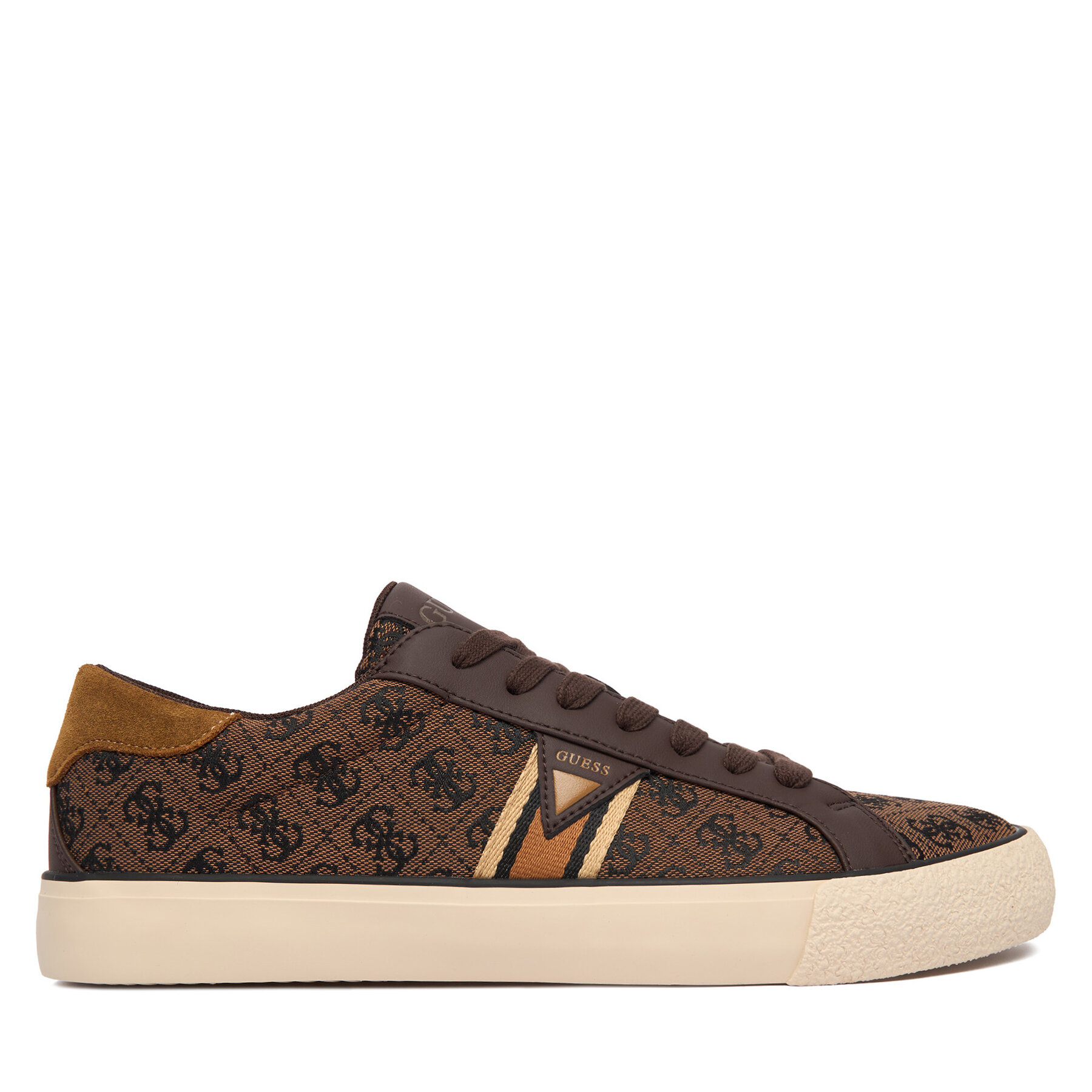 Guess Sneakersy FMPDAV FAL12 Brązowy