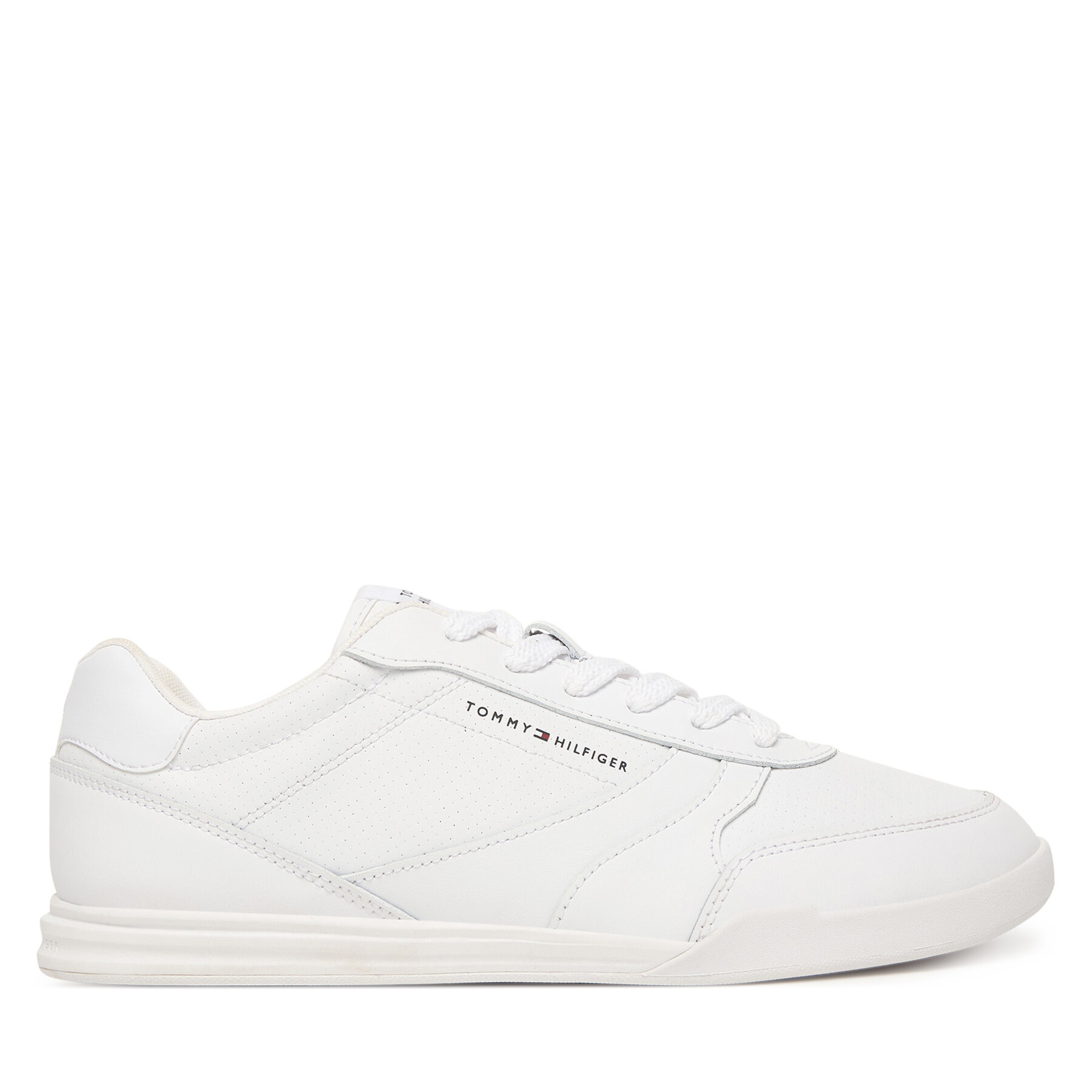 Tommy Hilfiger Sneakersy Lopro Cup Leather FM0FM05677 Biały