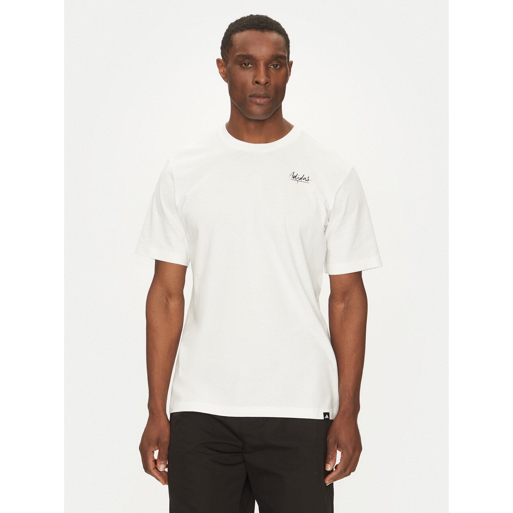 adidas T-Shirt Lounge Still Life Bowl Graphic JJ3962 Biały Regular Fit