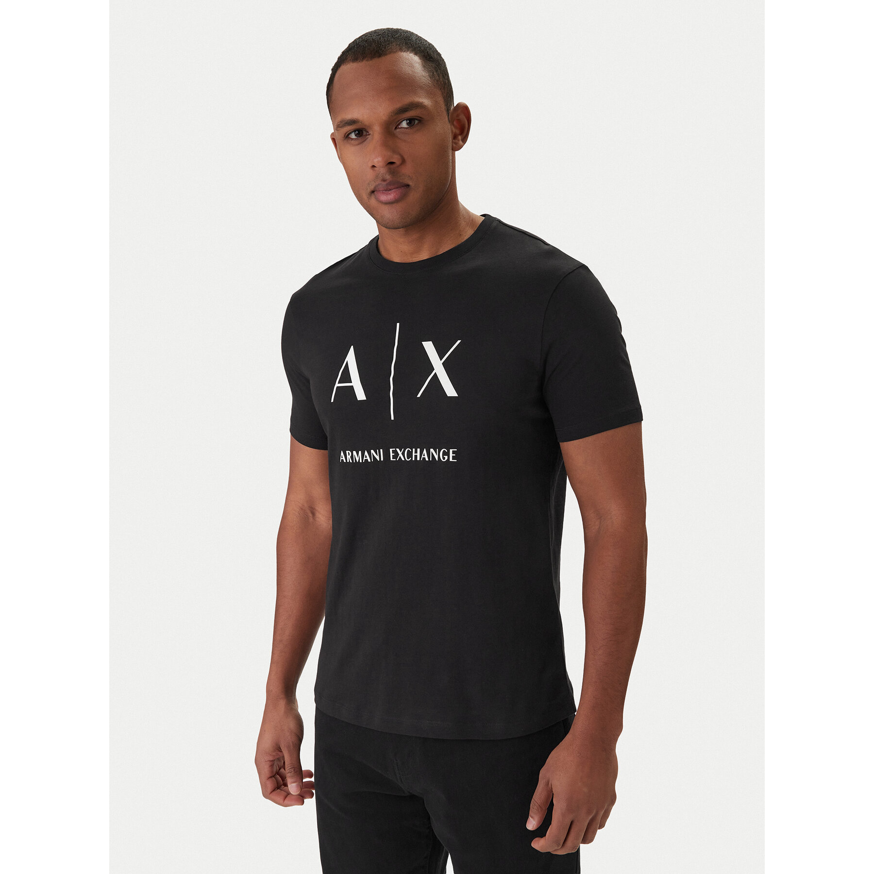 Armani Exchange T-Shirt XM002683 AF10356 UC001 Czarny Regular Fit