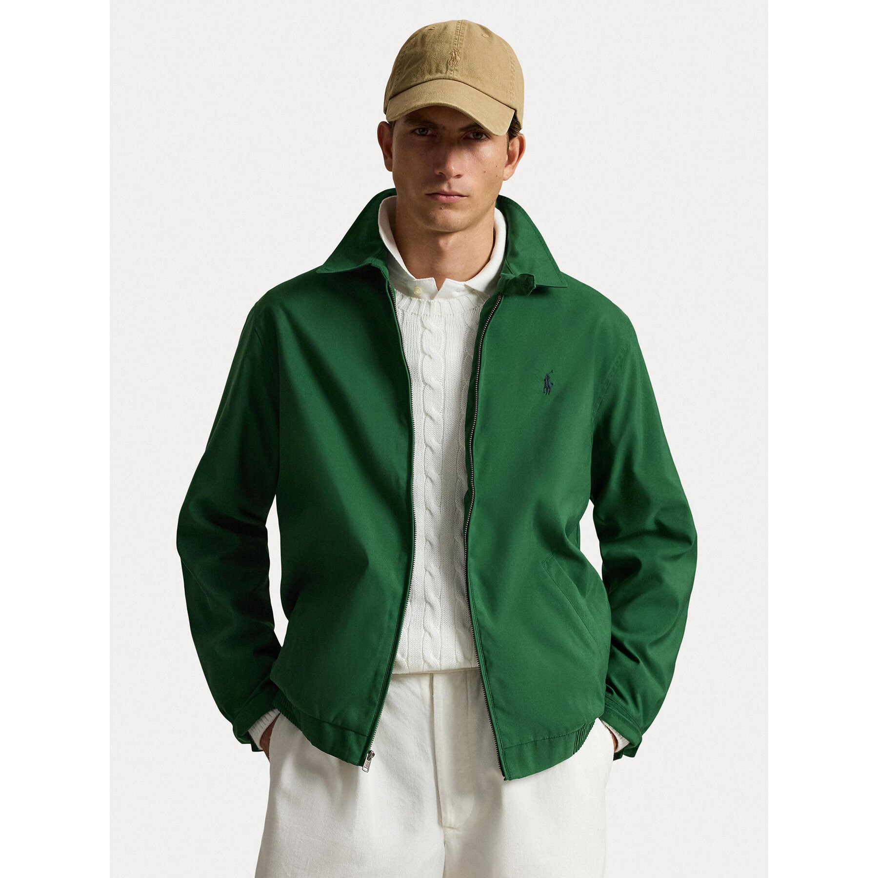 Polo Ralph Lauren Kurtka przejściowa 710940744501 Zielony Regular Fit