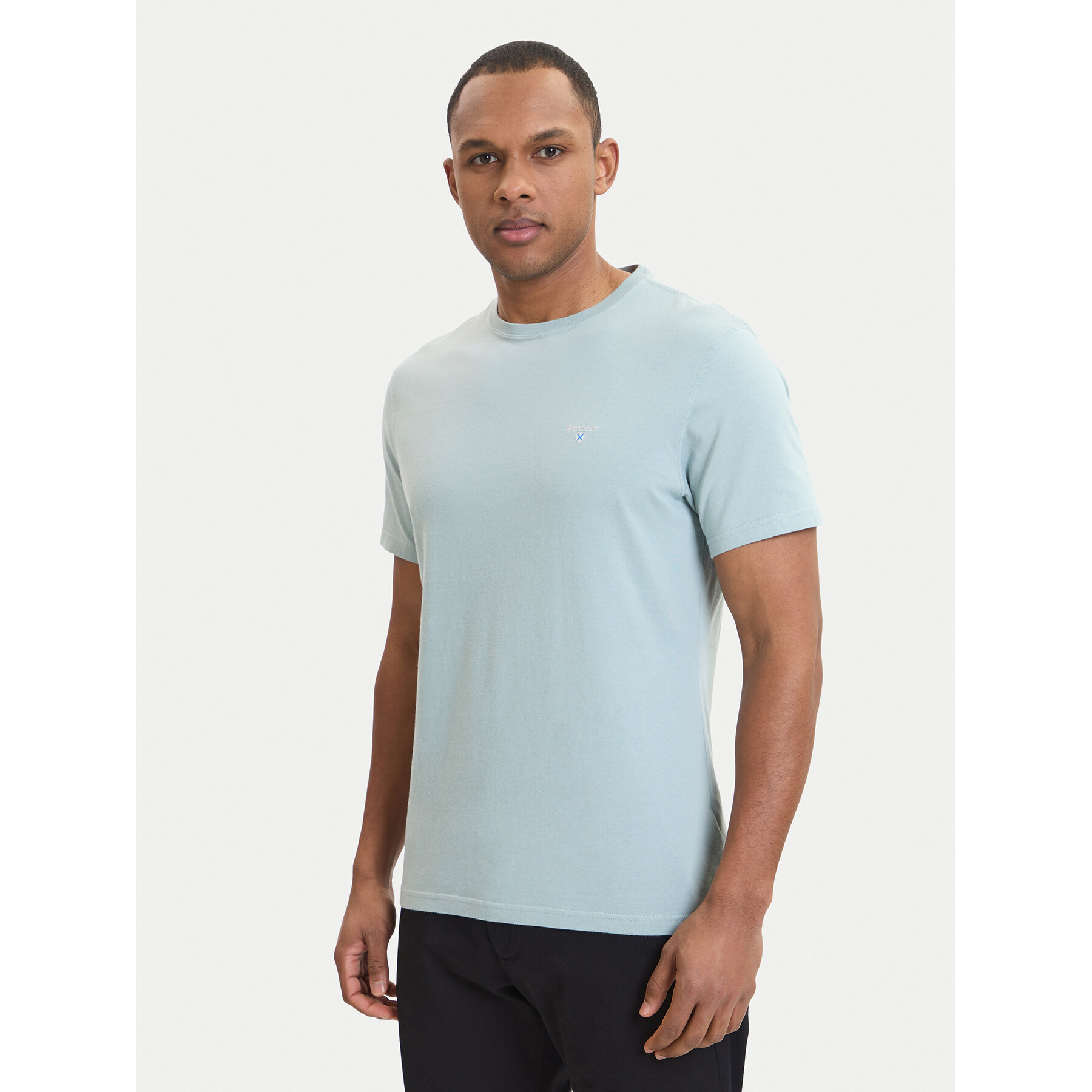 Barbour Polo Tartan MTS0670BU64 Zielony Tailored Fit