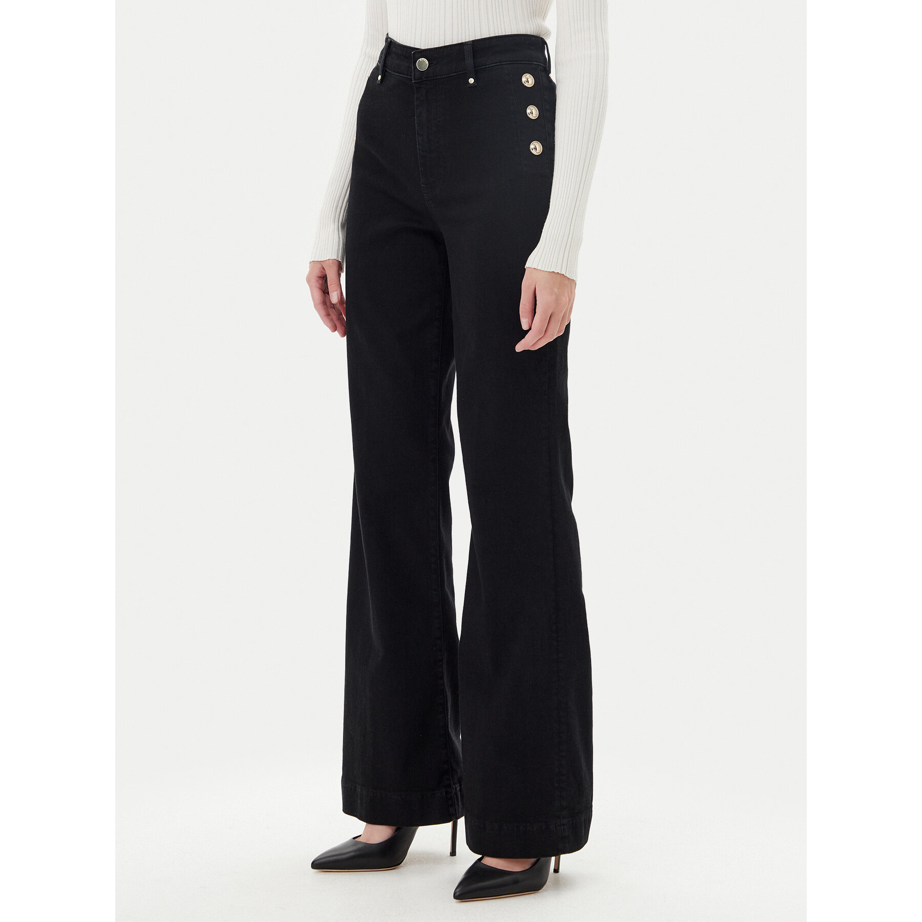 Guess Jeansy W5RA0P D4PZ1 Czarny Skinny Fit