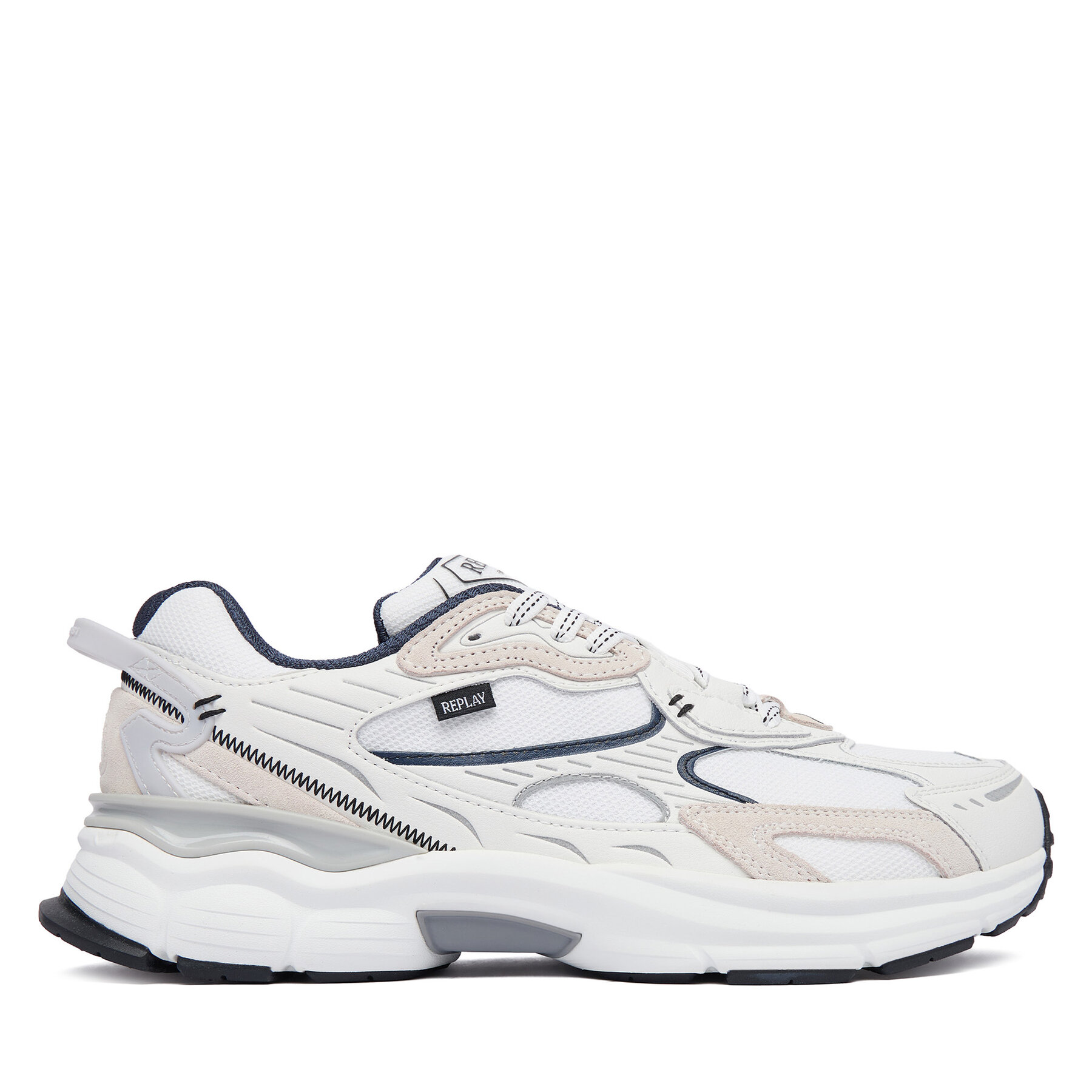 REPLAY Sneakersy GMSD5.000.C0005T Biały