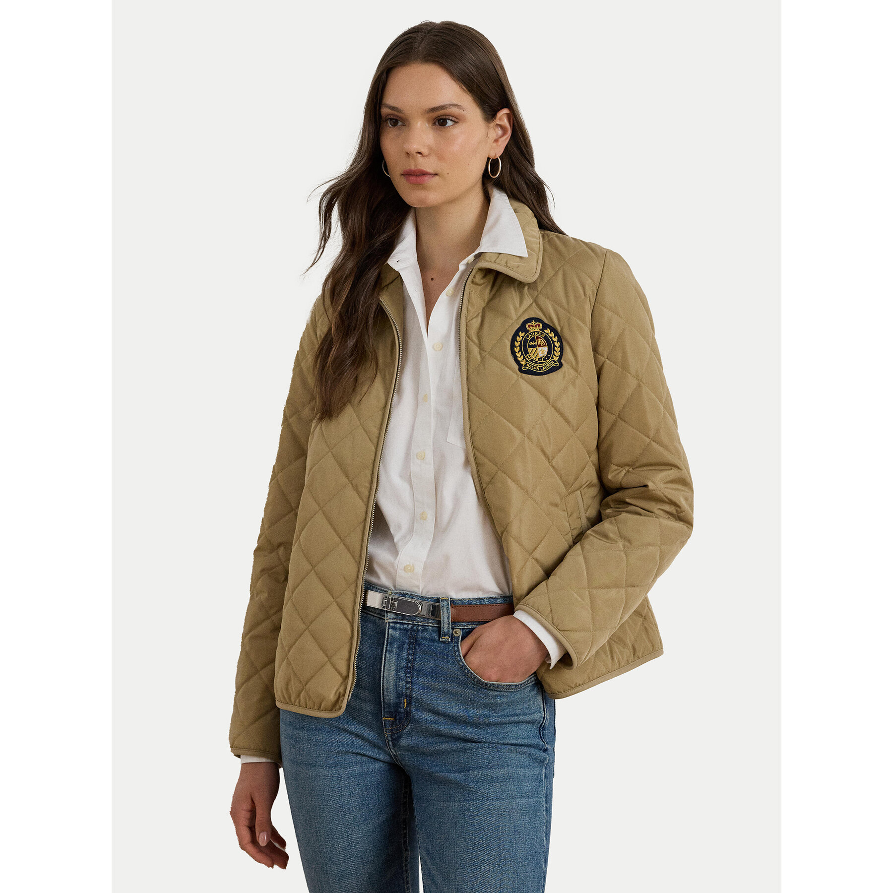 LAUREN RALPH LAUREN Kurtka przejściowa 297979539002 Beżowy Straight Fit