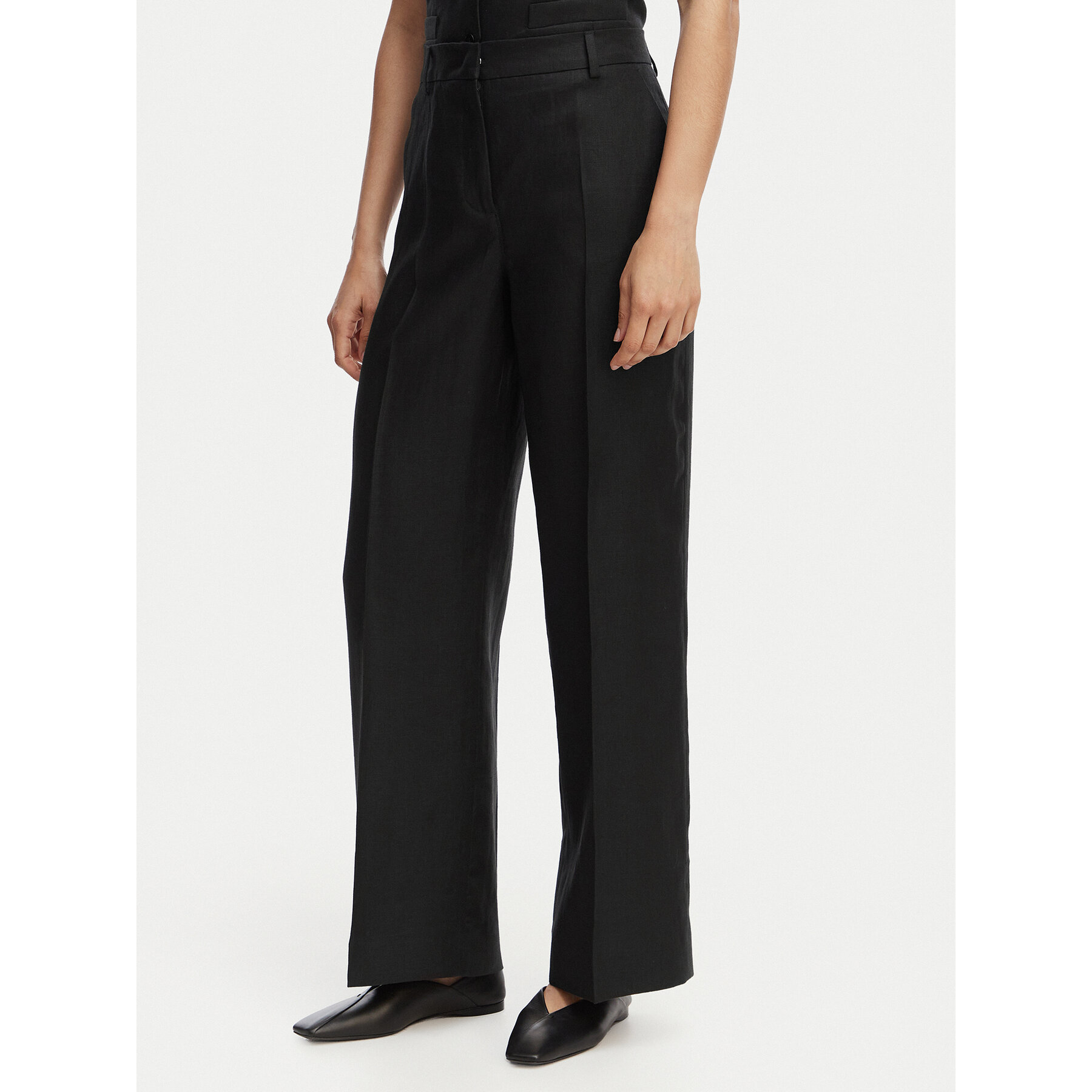 Weekend Max Mara Spodnie materiałowe Malizia 2615131112 Czarny Regular Fit
