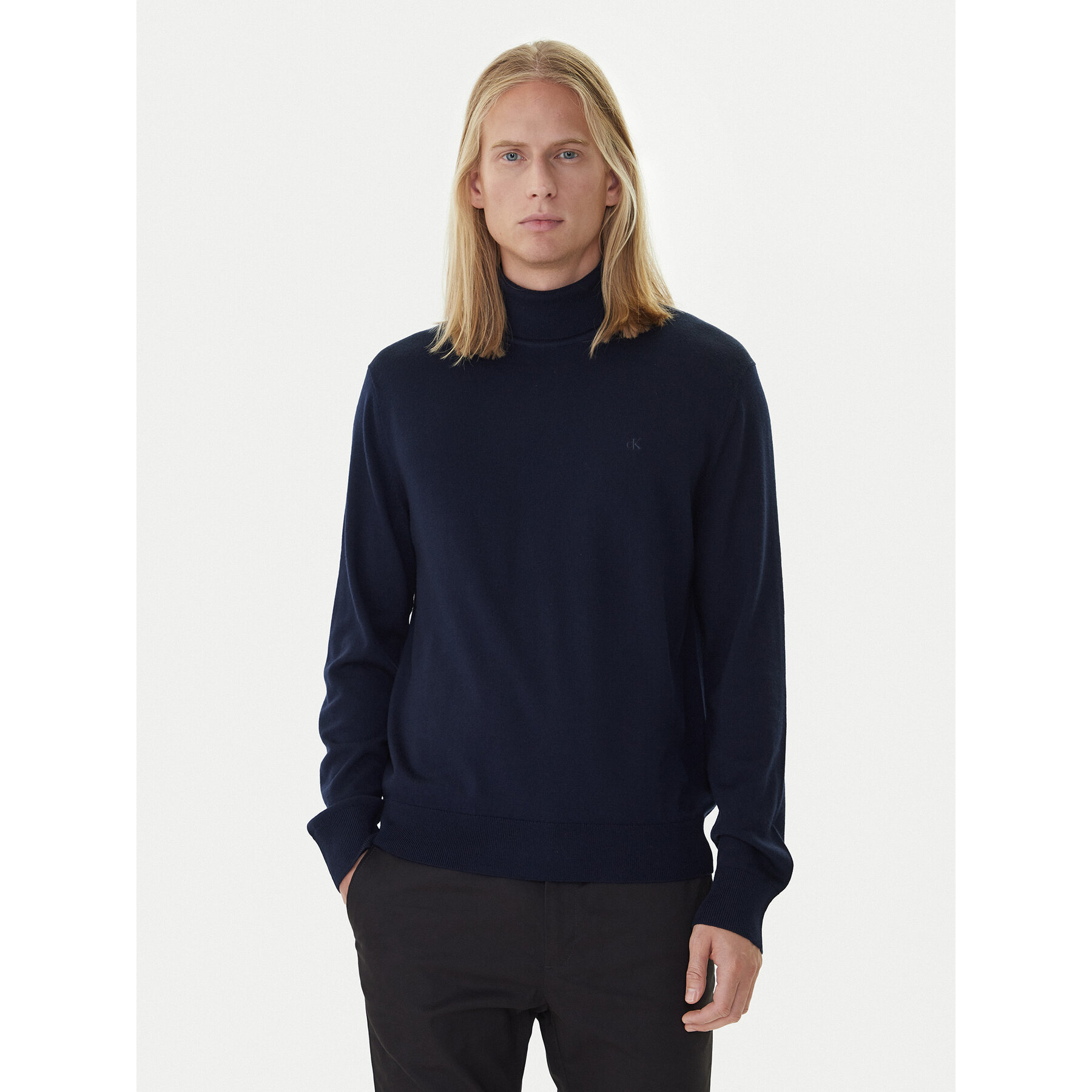 Calvin Klein Golf LV04LD317G Niebieski Regular Fit