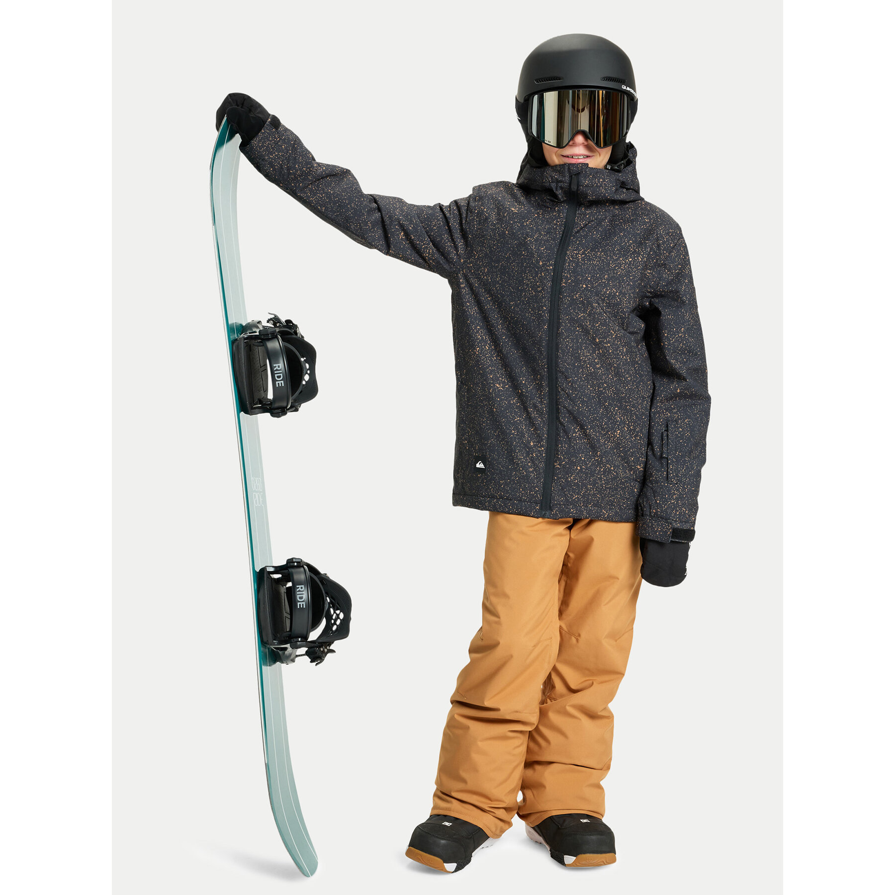 Quiksilver Spodnie snowboardowe Estate EQBTP03059 Pomarańczowy Regular Fit