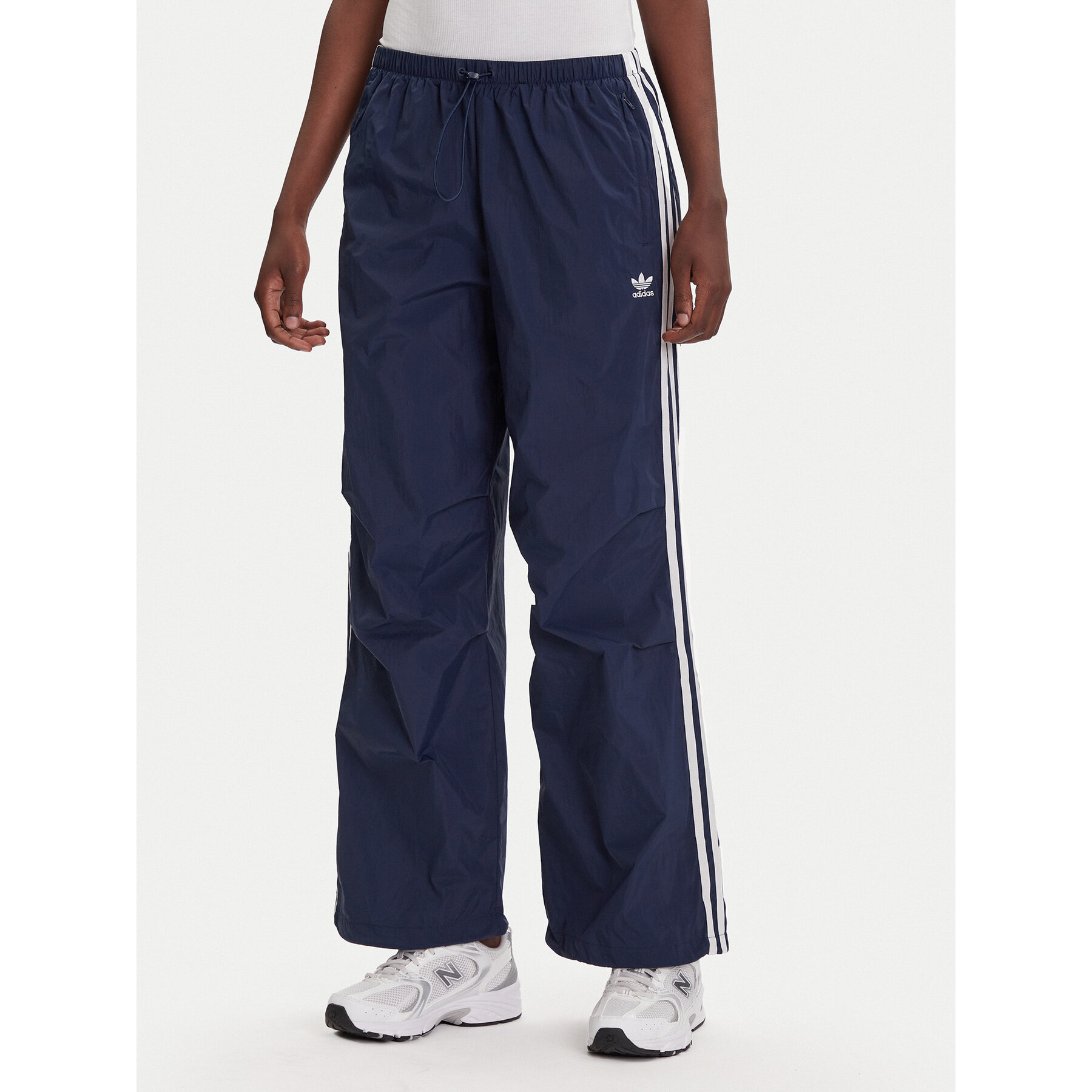 adidas Spodnie dresowe 3-Stripes JD3127 Granatowy Loose Fit
