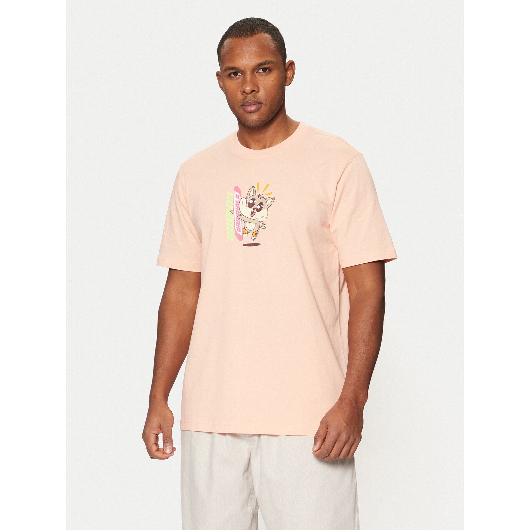 adidas T-Shirt Kawaii JP0194 Różowy Regular Fit