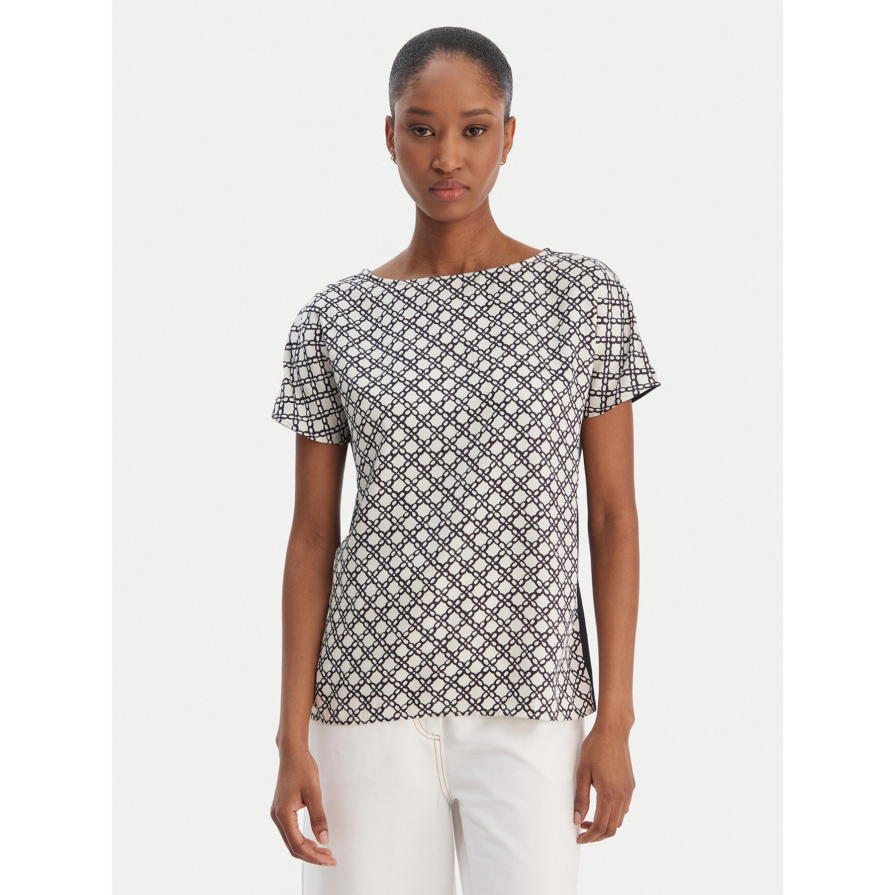 Marella Bluzka Sansa 2615111071 Czarny Regular Fit