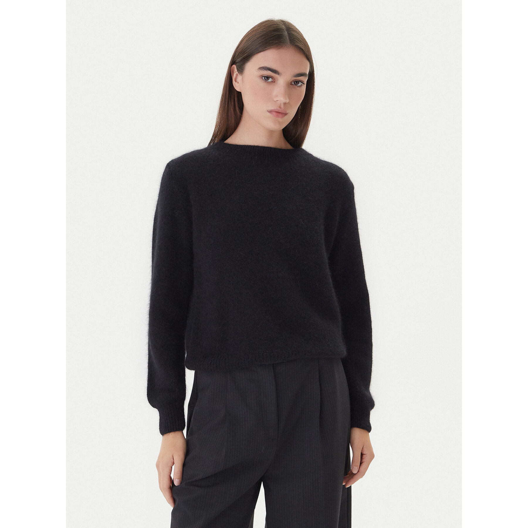 Dixie Sweter M277Y066A 1900 Czarny Regular Fit