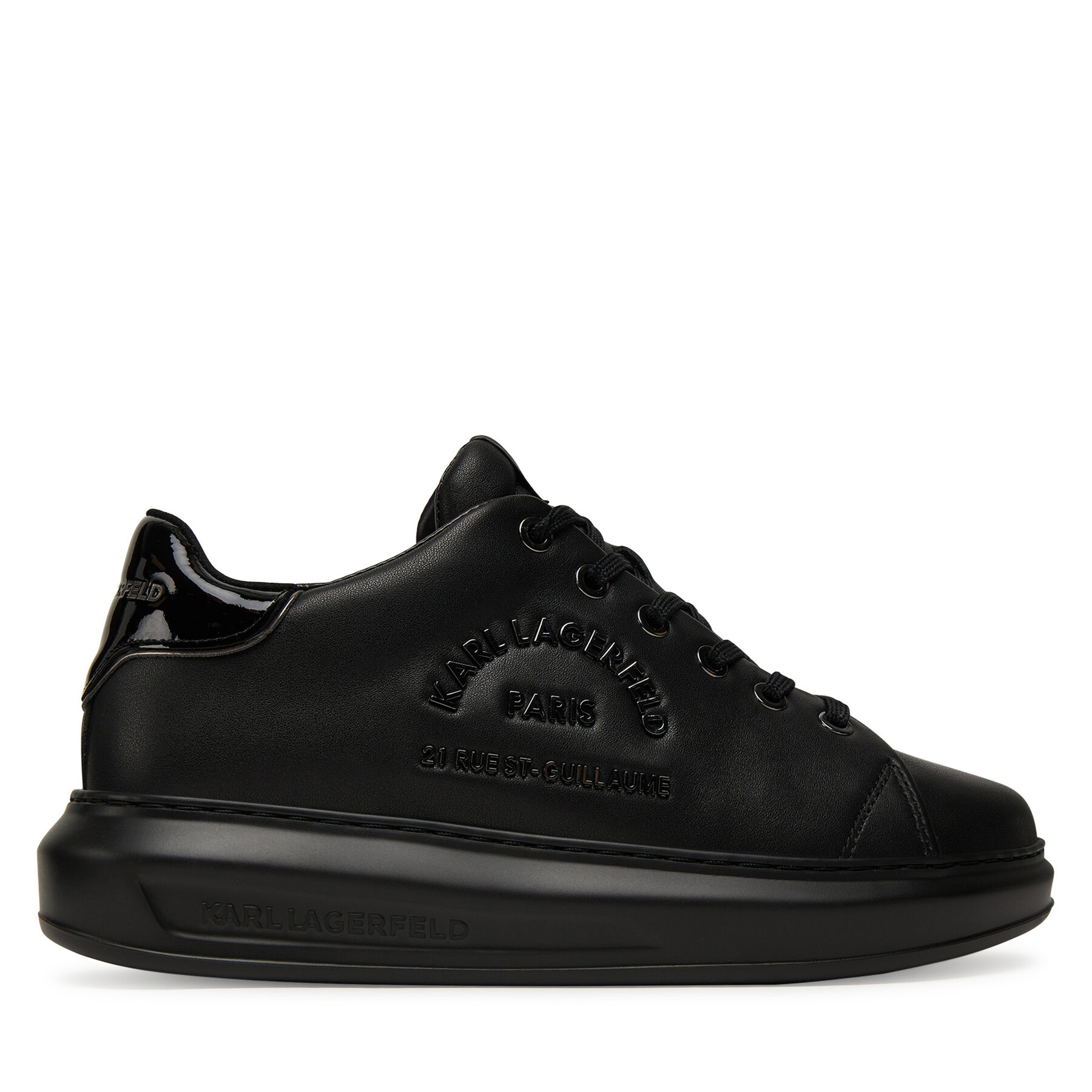KARL LAGERFELD Sneakersy KL62539K Czarny