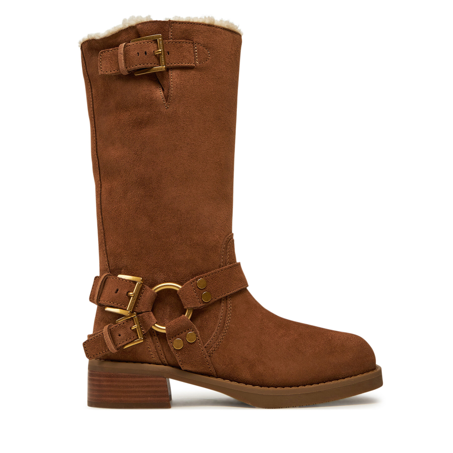 MICHAEL Michael Kors Oficerki Crosby 40F4CBFB6S Brązowy