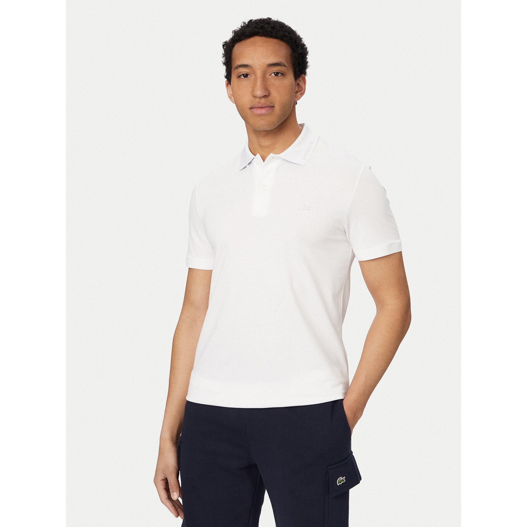 Lacoste Polo PH5056 Biały Slim Fit