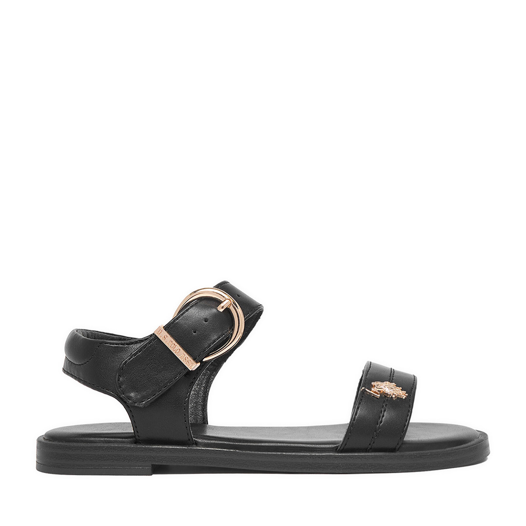 U.S. Polo Assn. Sandały EO-ADELA001K/6Y1 Czarny