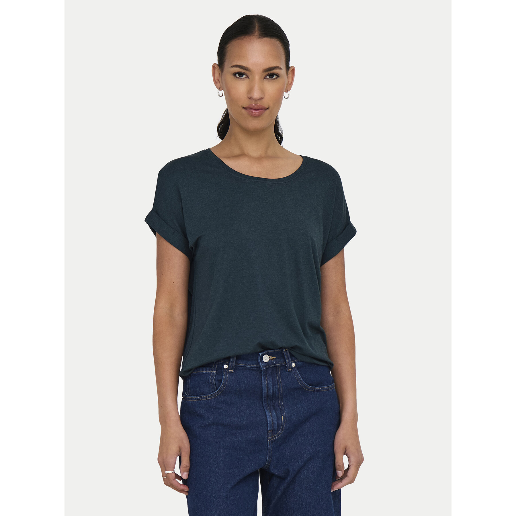 ONLY T-Shirt Moster 15106662 Zielony Regular Fit