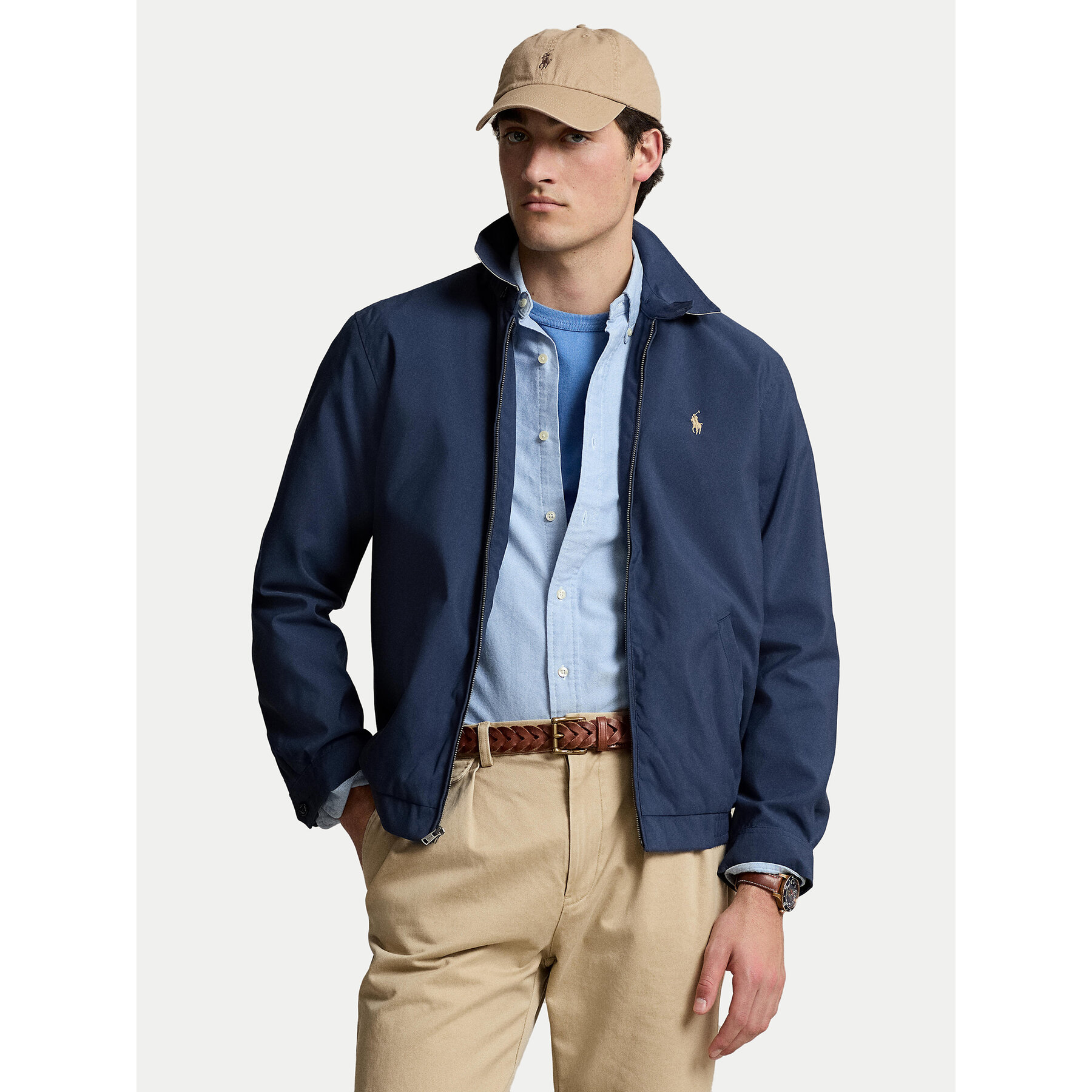 Polo Ralph Lauren Kurtka przejściowa 710548506001 Granatowy Regular Fit